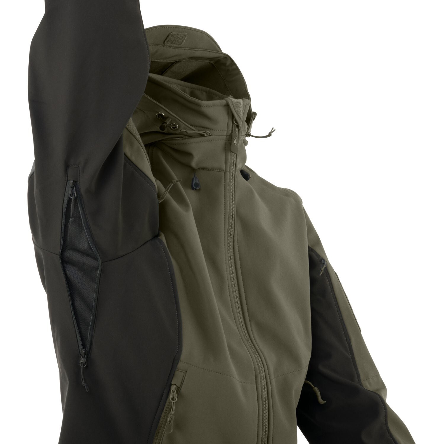 Dámská bunda Helikon-Tex Gunfighter Softshell - Taiga Green/Black