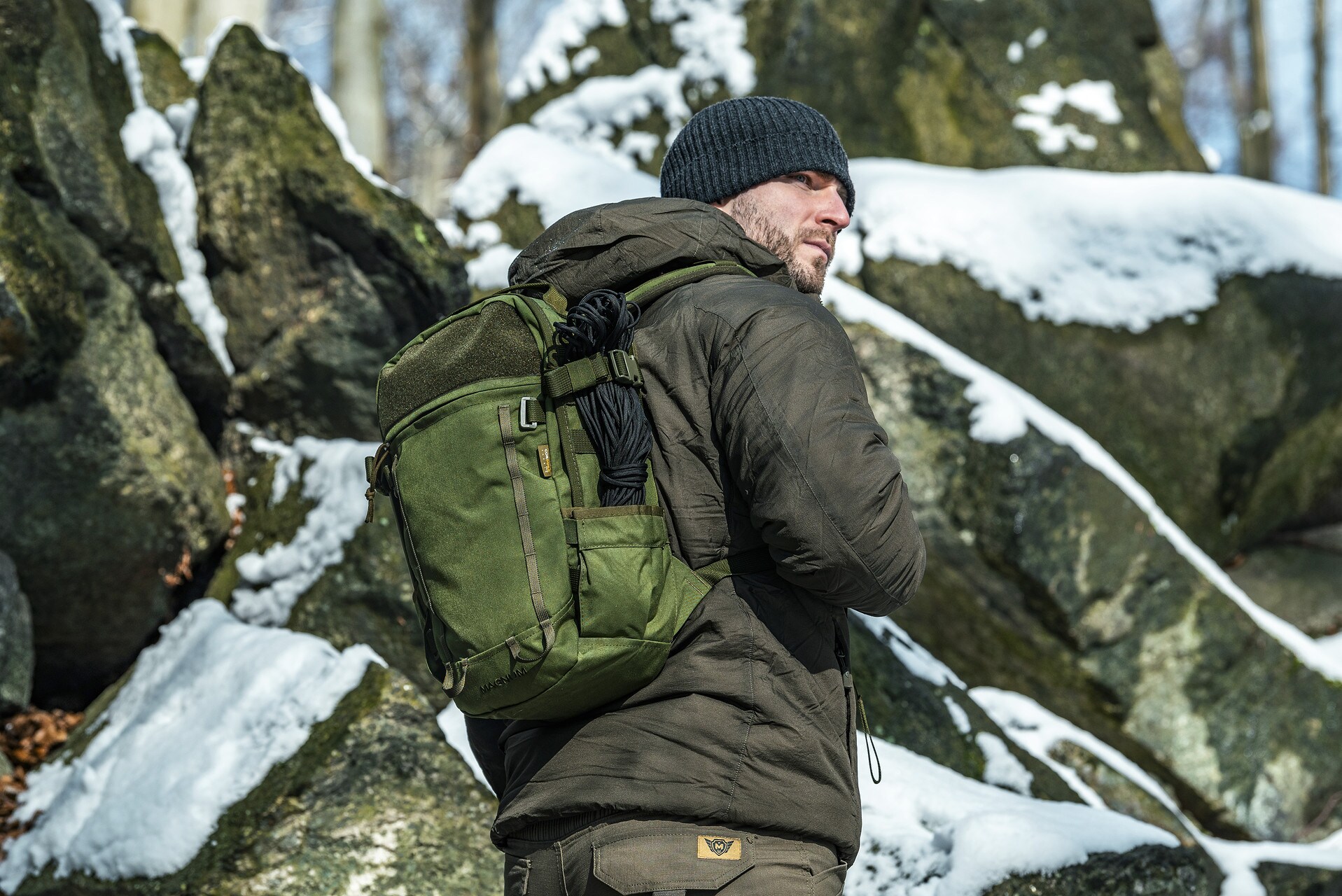 Bunda Helikon-Tex Wolfhound Hoodie - Taiga Green