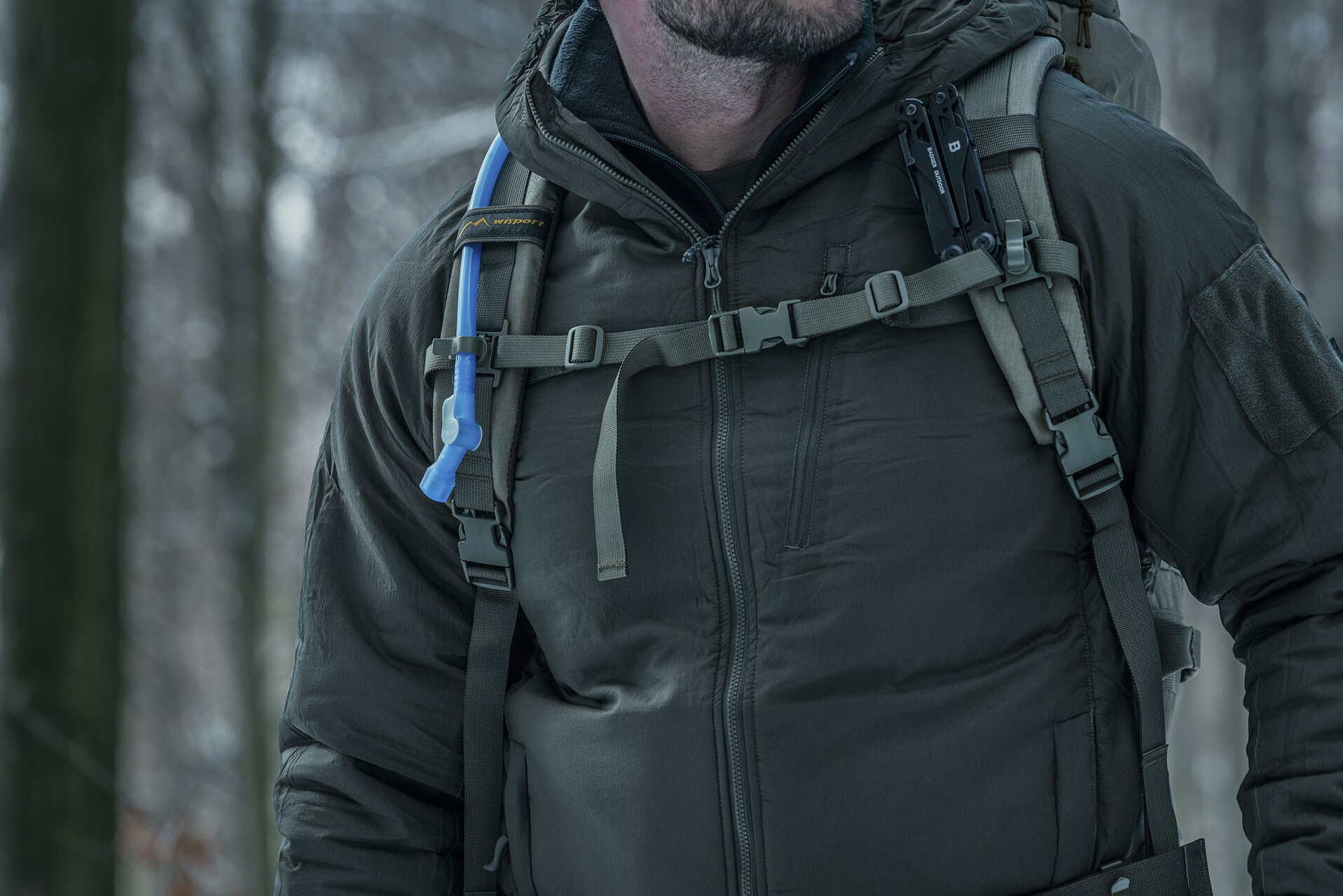 Bunda Helikon-Tex Wolfhound Hoodie - Taiga Green