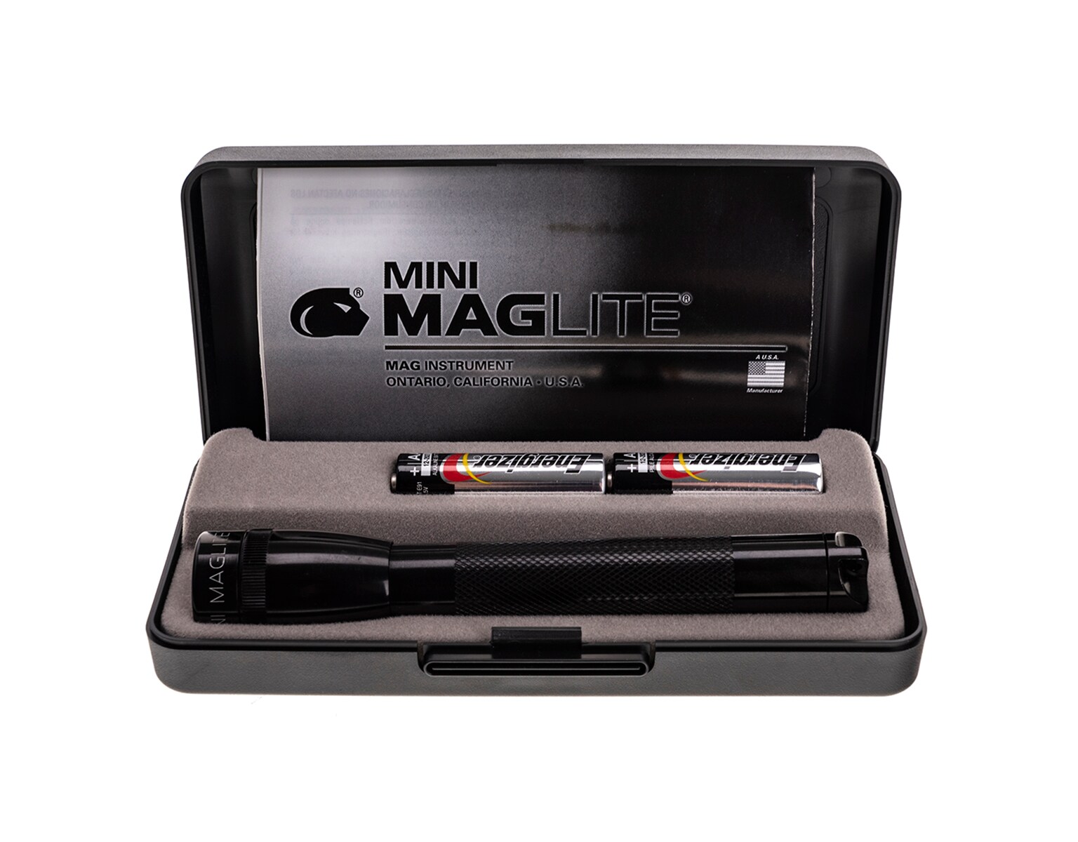 Svítilna Maglite Mini 2xAA černá - 12 lumenů