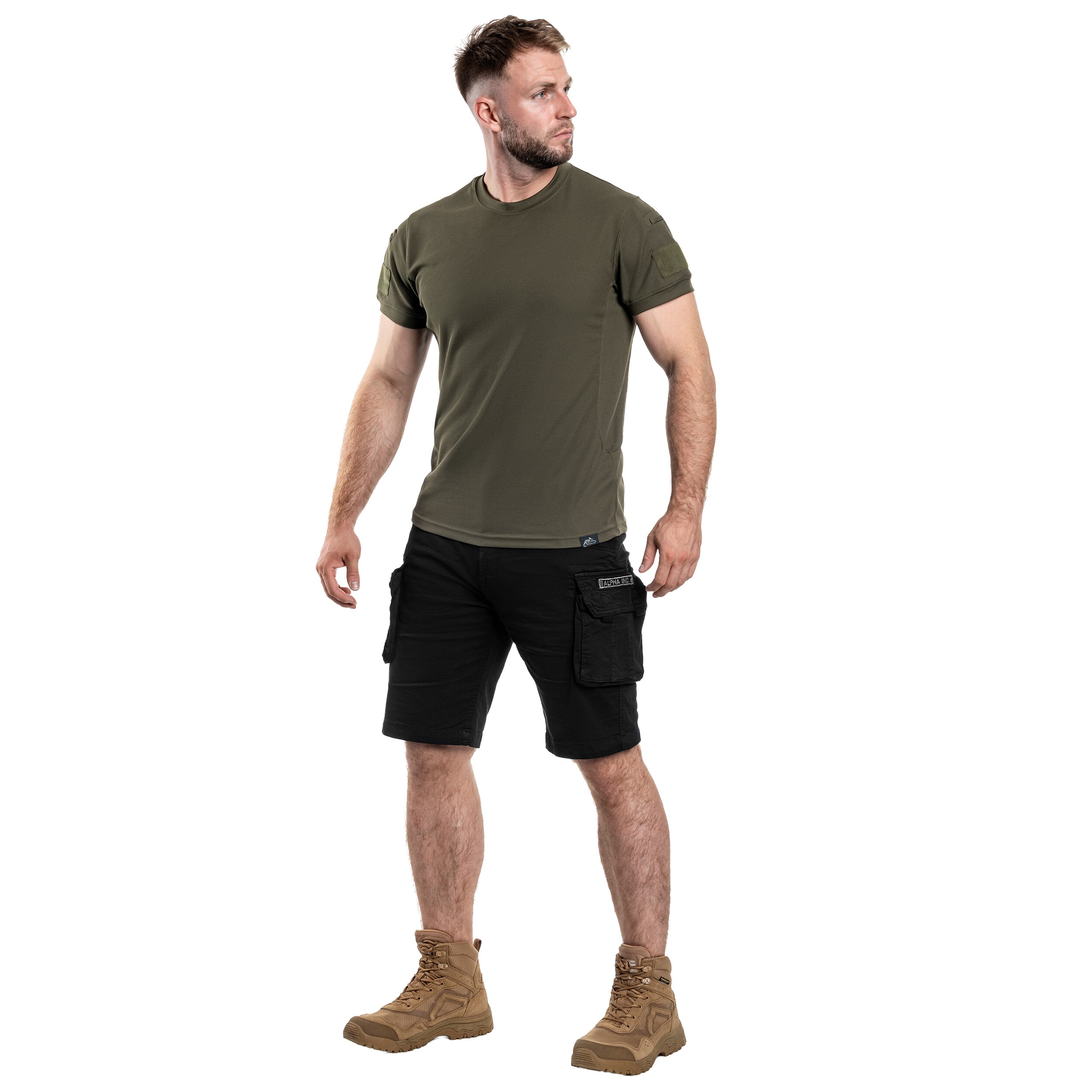Kraťasy Alpha Industries Crew Short – Black