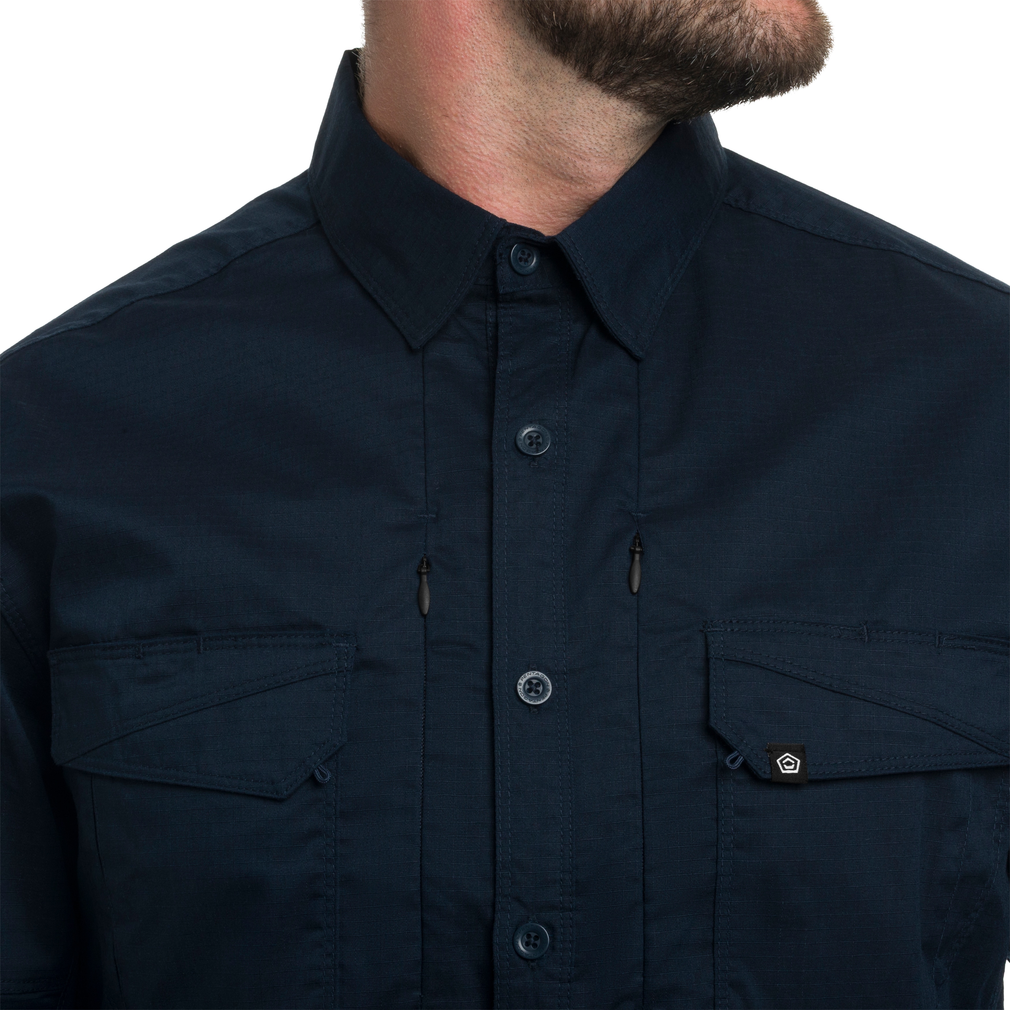 Taktická košile Pentagon Plato Long Sleeve - Midnight Blue