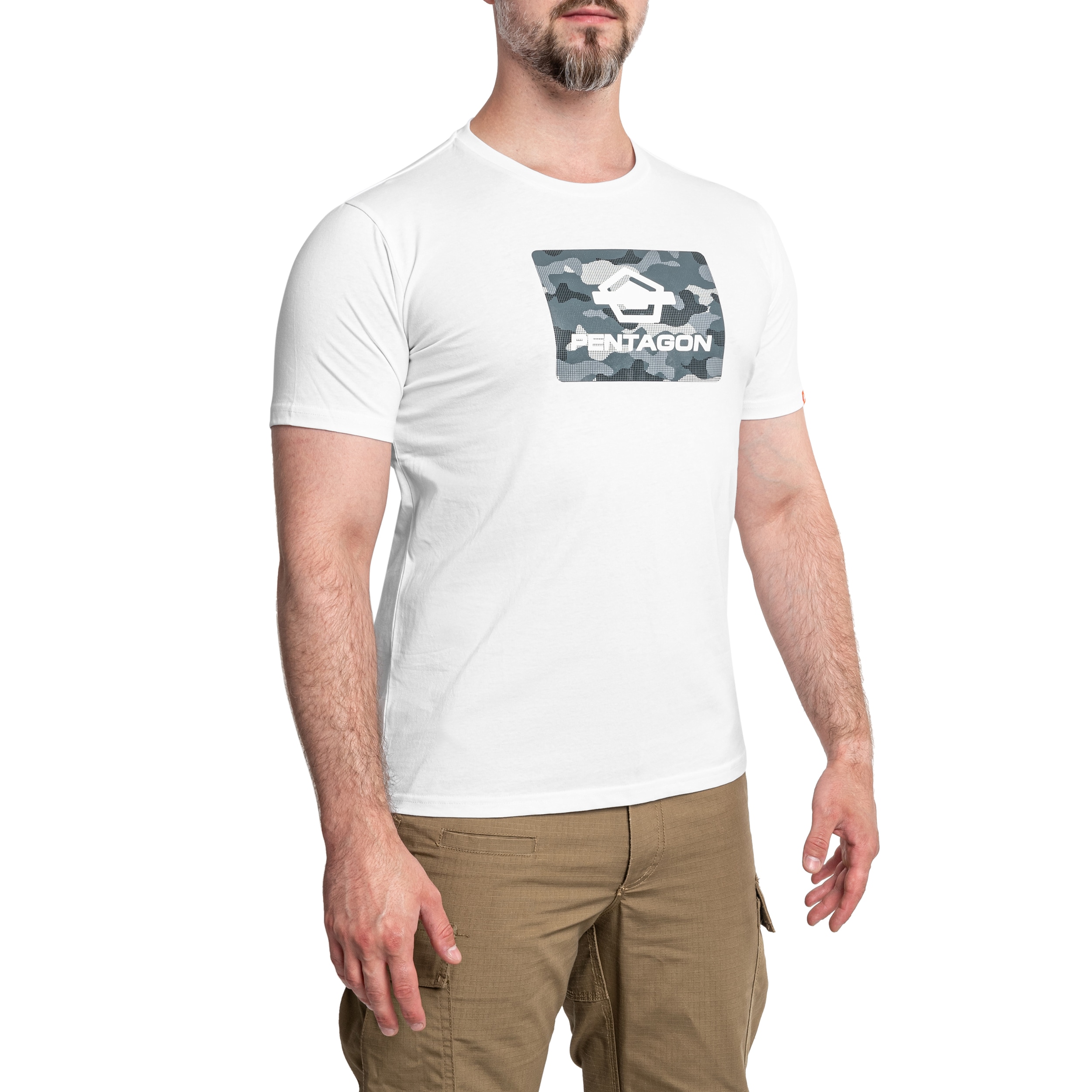 Tričko Pentagon Ageron „Spot Camo“- White