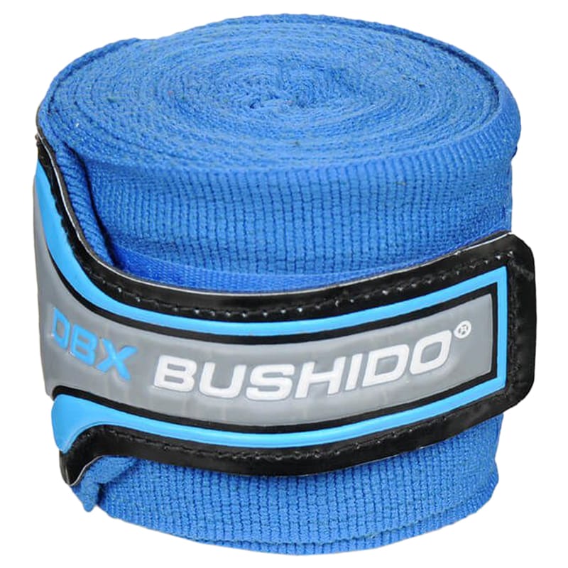 Boxerské bandáže DBX Bushido elastické 4 m - Modré