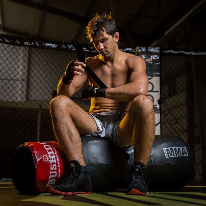 Rukavice/gelové návleky DBX Bushido - černé/červené