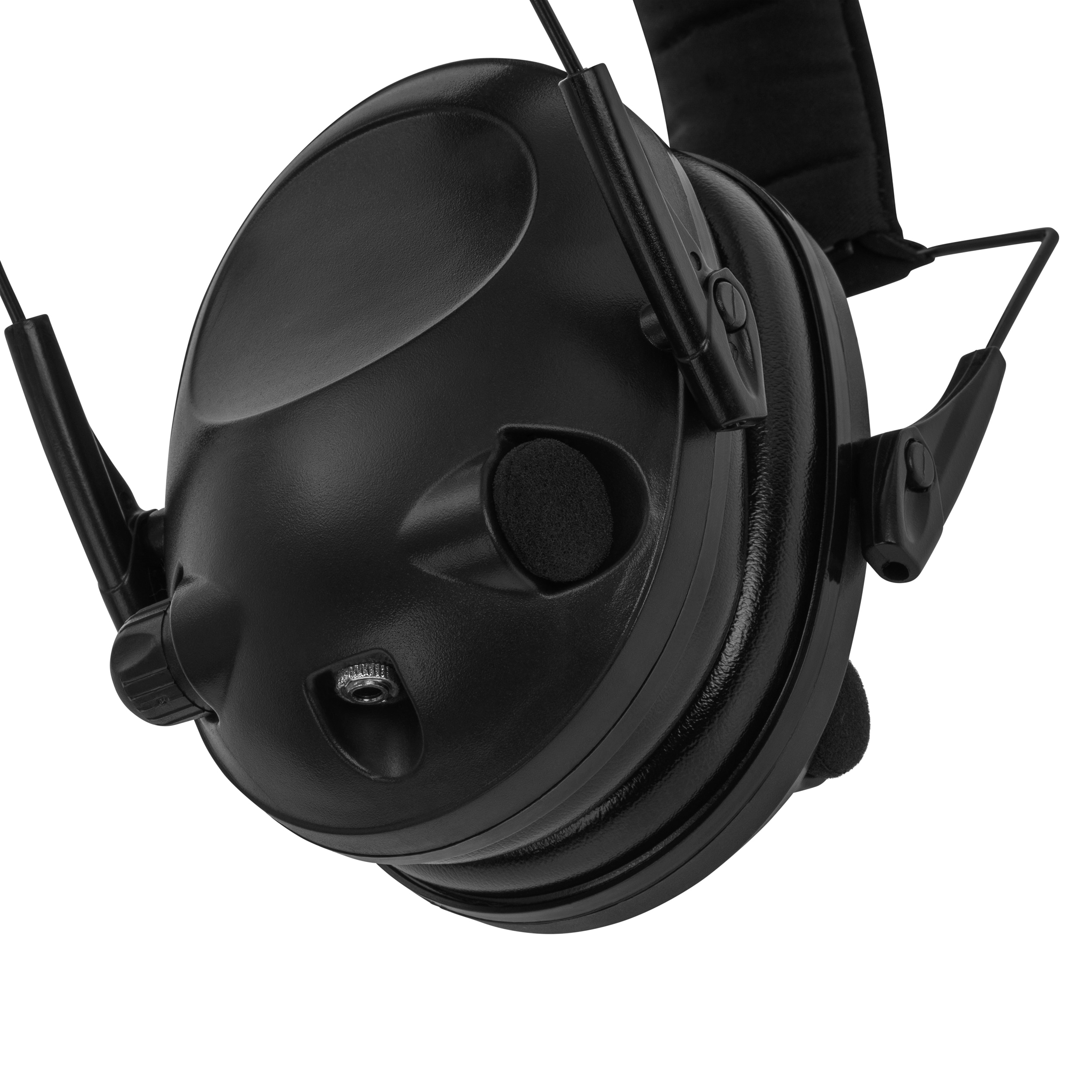 Aktivní chrániče sluchu Mil-Tec Plus EED – Black