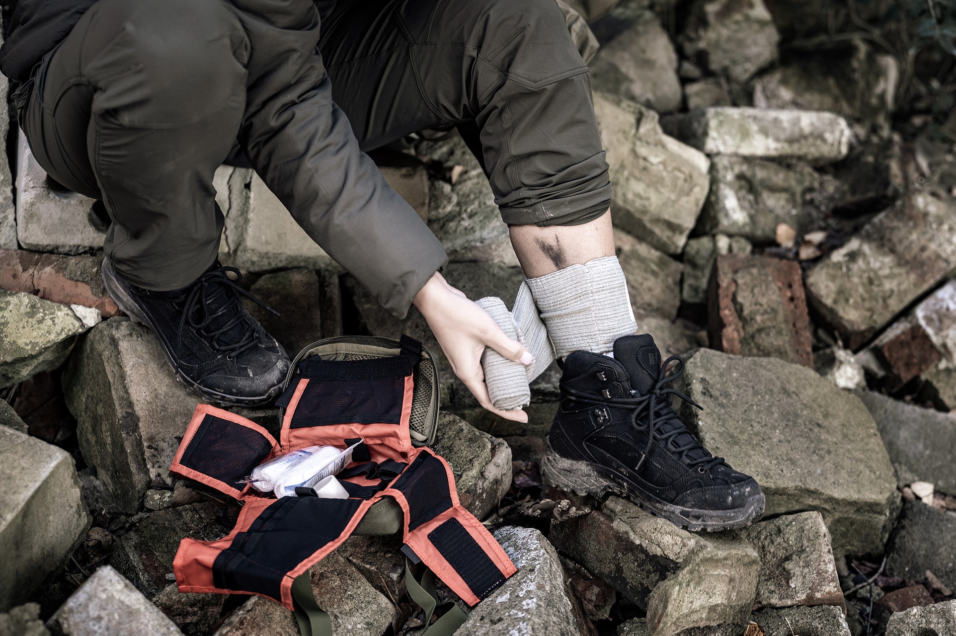 Individuální obvaz JB Tacticals izraelského typu 10 cm