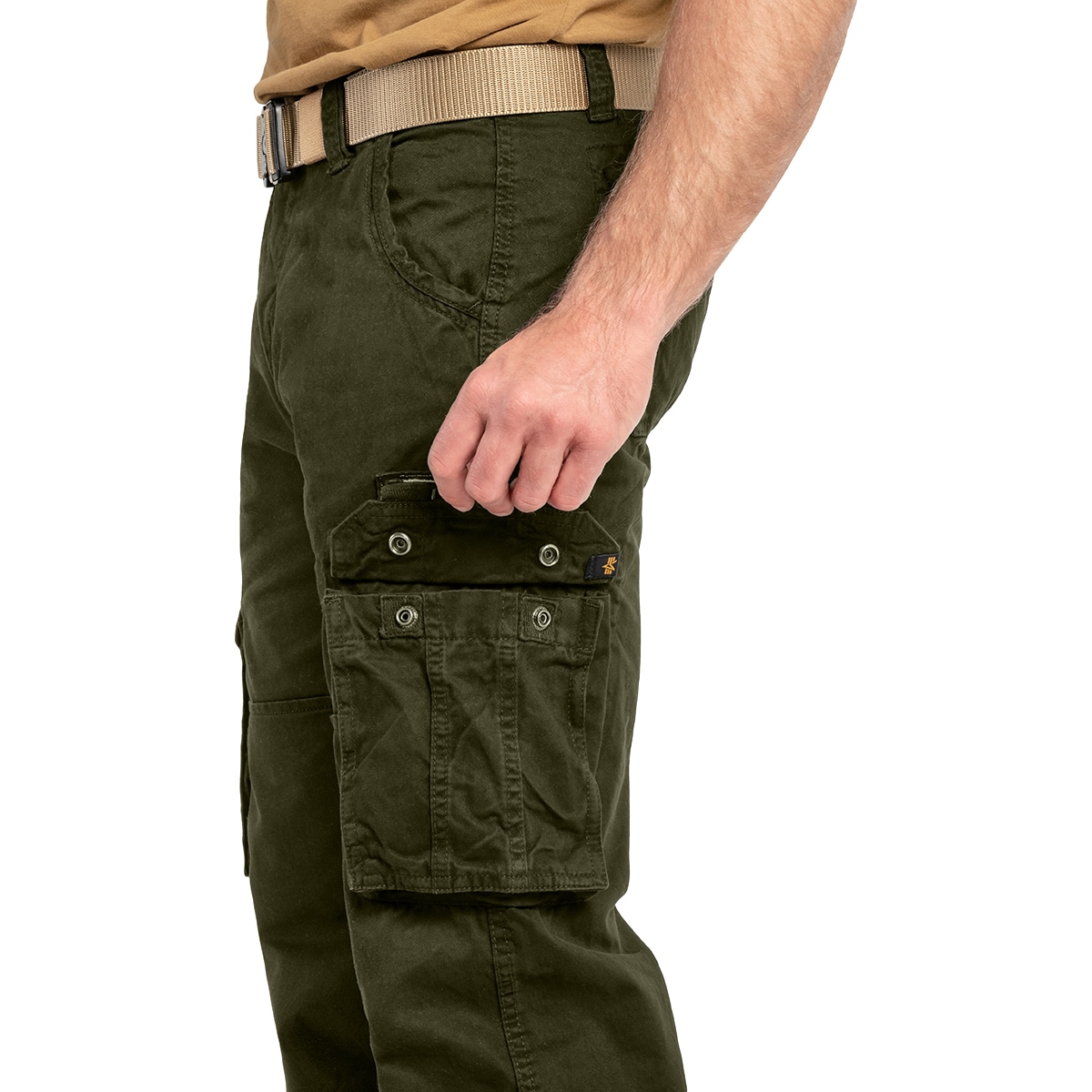 Kalhoty Alpha Industries Jet Pant – Dark Olive