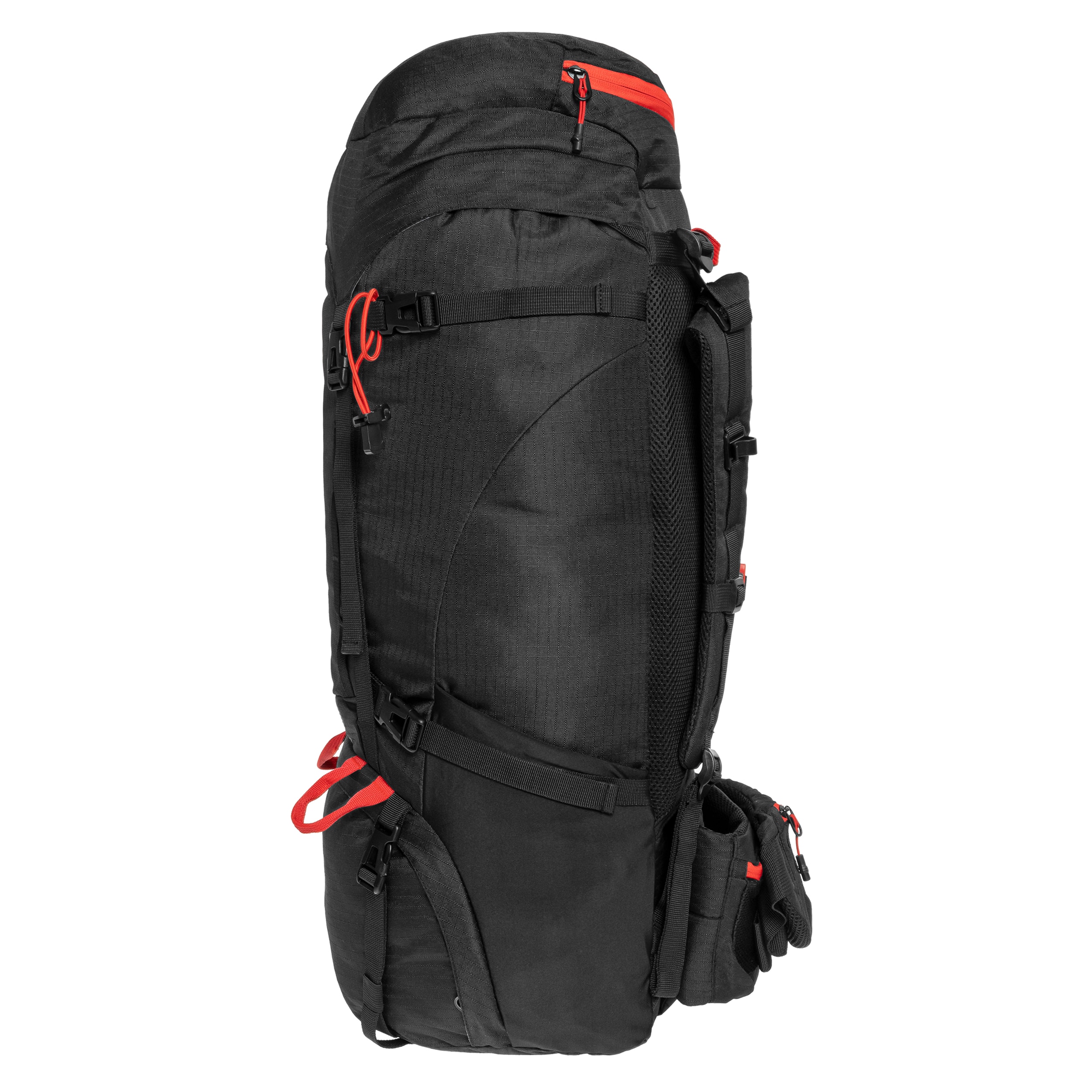 Batoh Hi-Tec Stone 65 l – Black/High Risk Red
