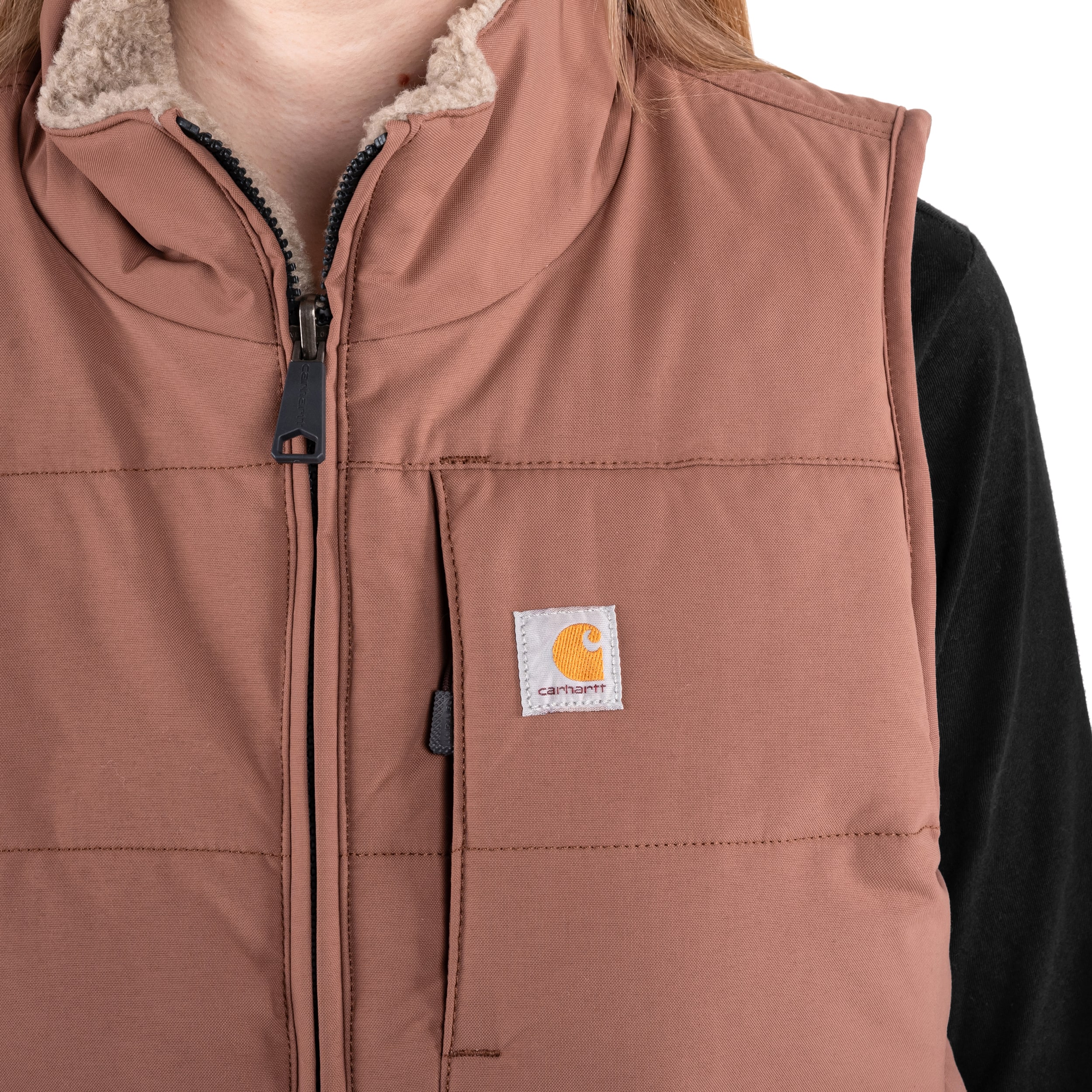 Dámský bezrukávník Carhartt Montana Relaxed Fit Insulated Vest – Nutmeg