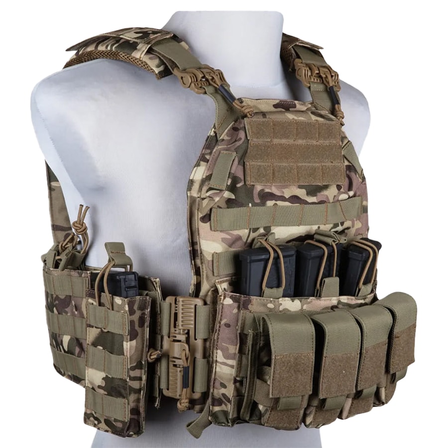 Taktická vesta GFC Tactical Plate Carrier 8944-1 - Arid MC Camo