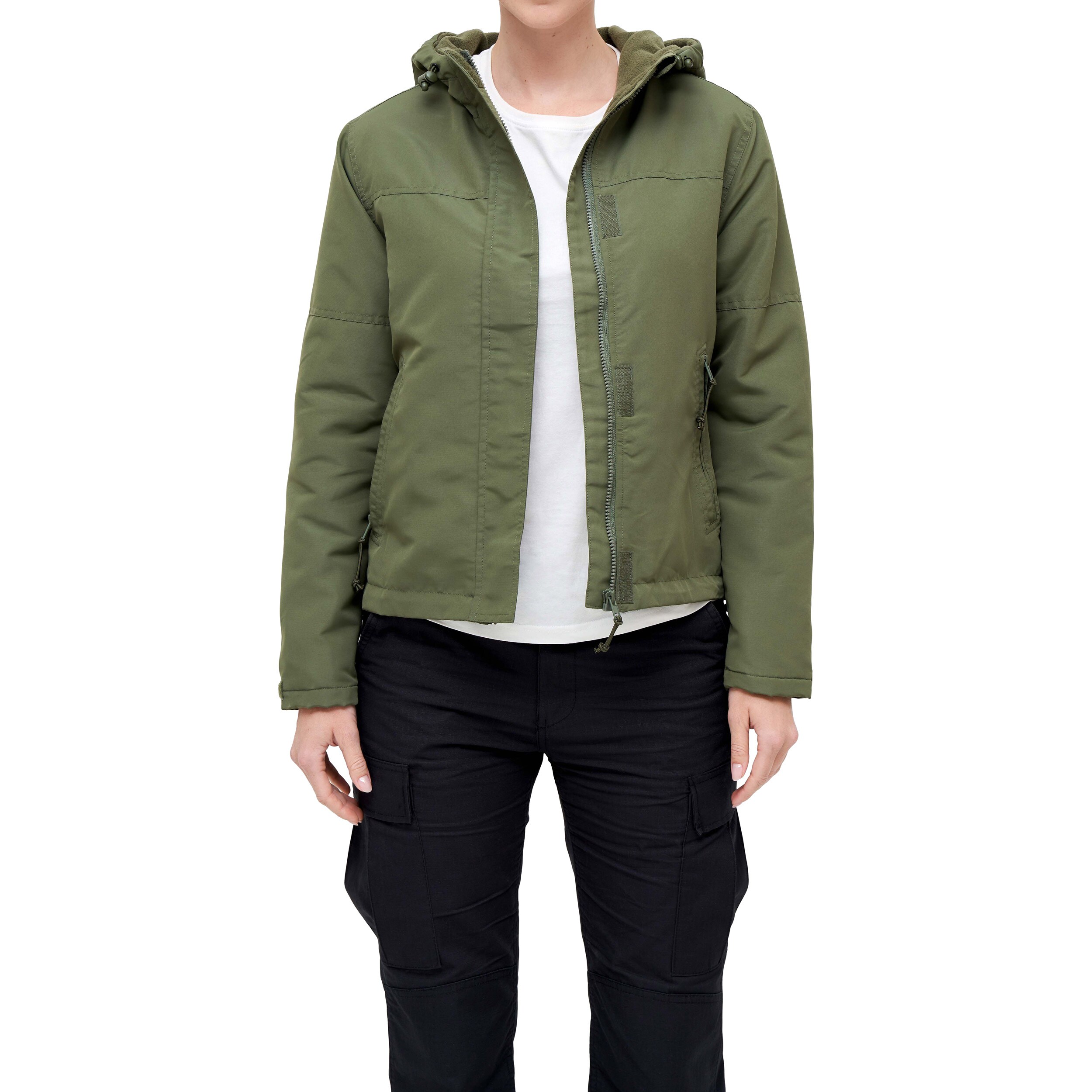 Dámská bunda Brandit Windbreaker Frontzip - Olive