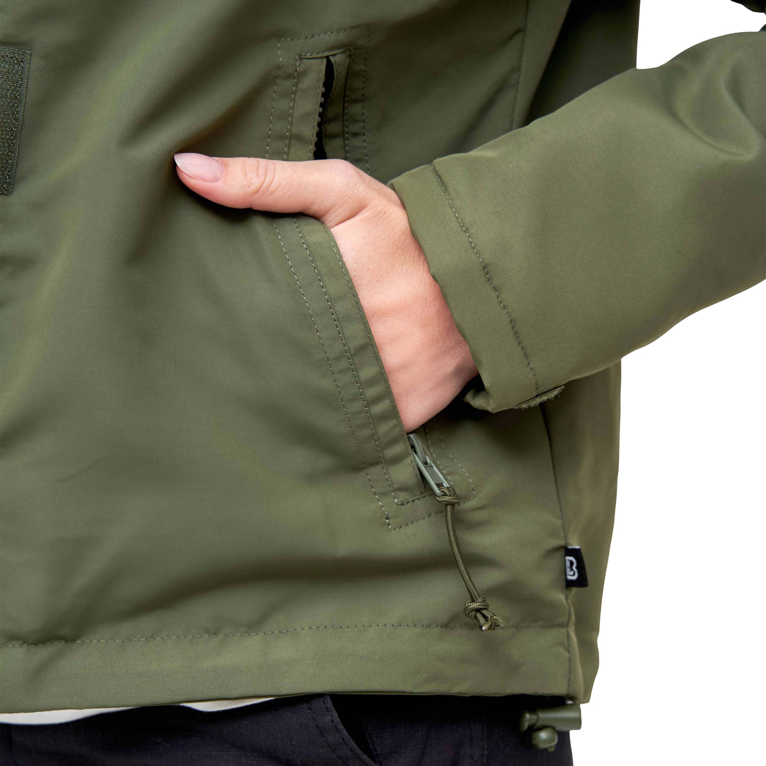 Dámská bunda Brandit Windbreaker Frontzip - Olive