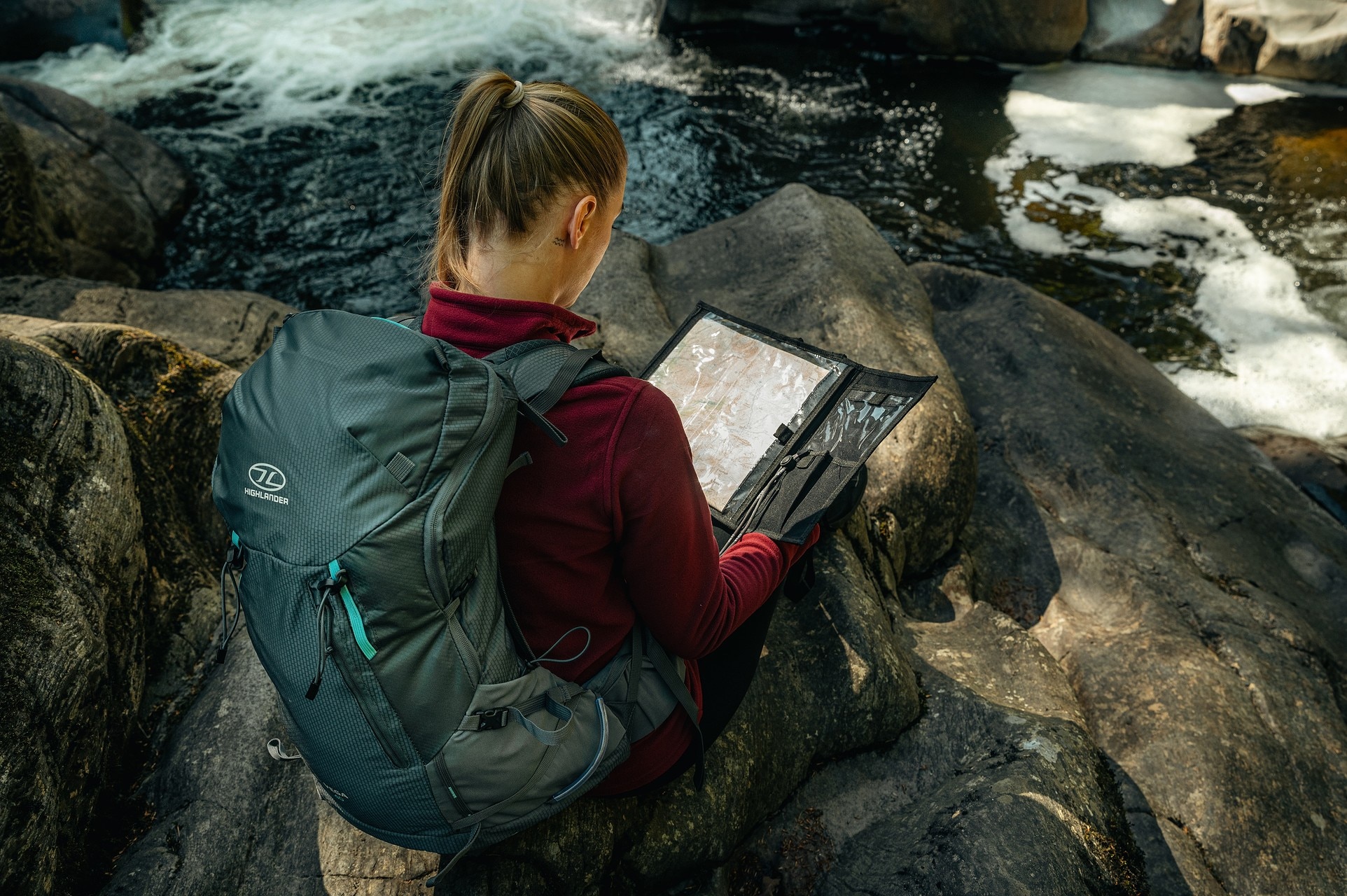 Mapník Highlander Forces Explorer Map Case - Black