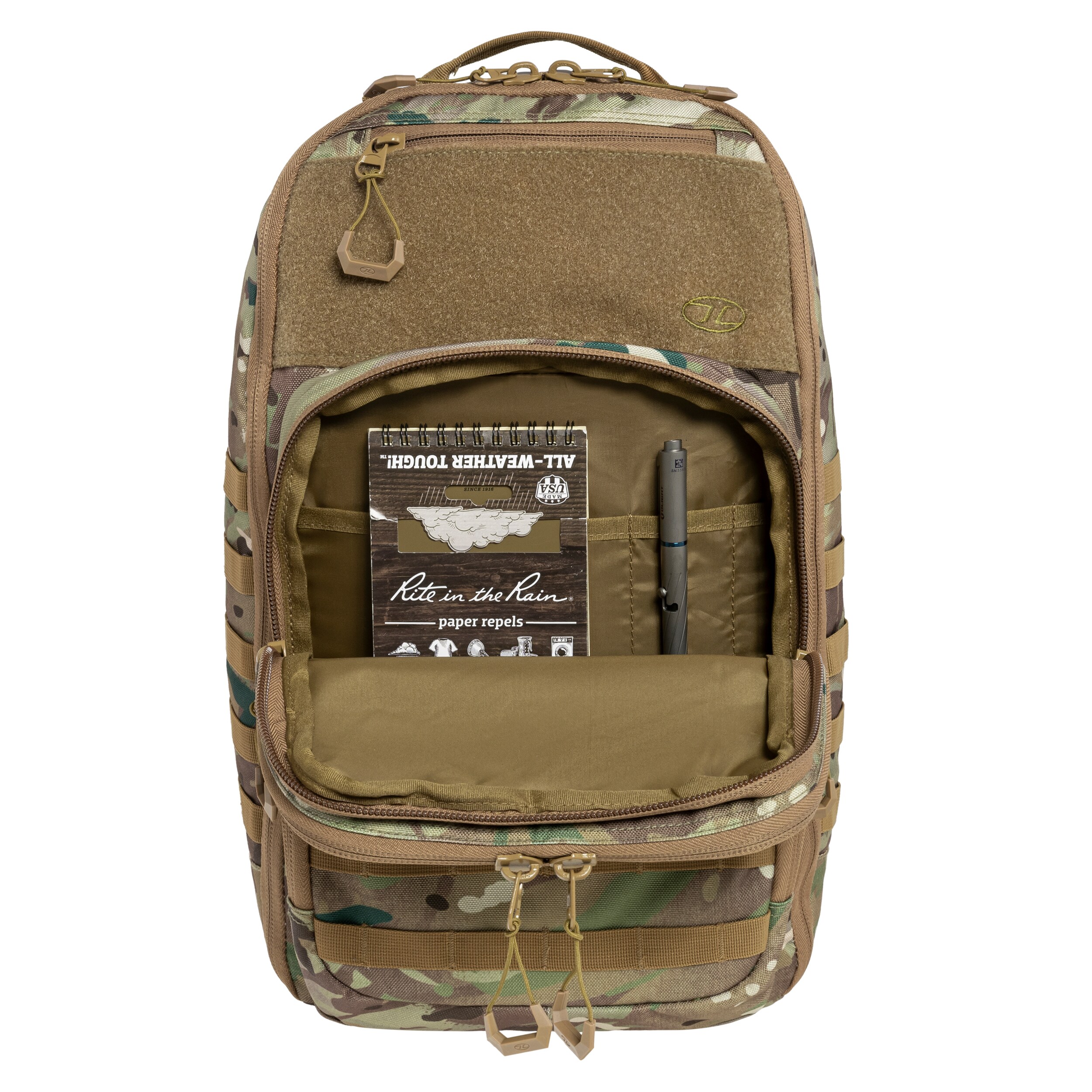 Batoh Highlander Forces Harrier 25 l – Arid MC Camo