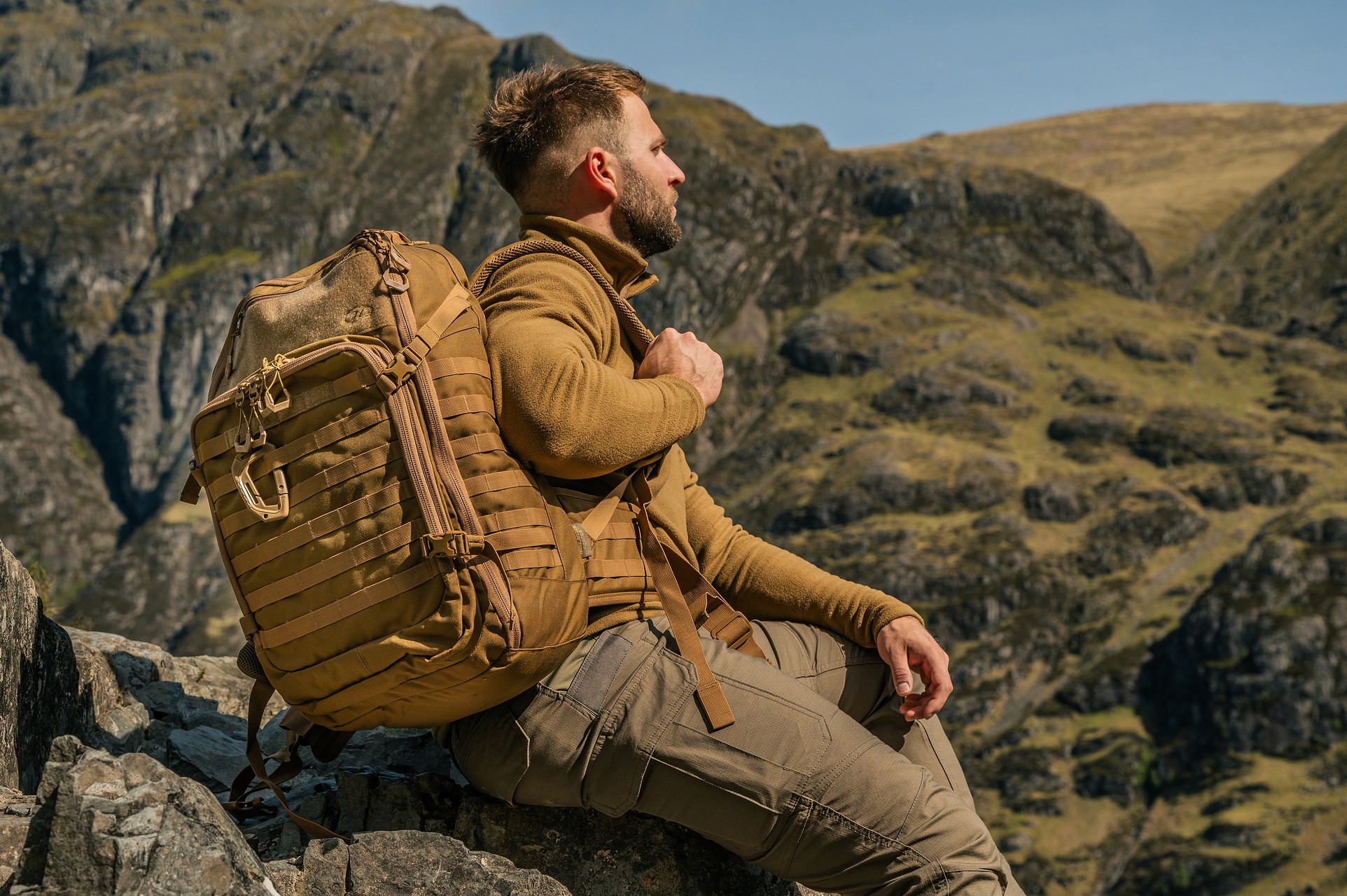 Batoh Highlander Forces Harrier 35 l – Coyote