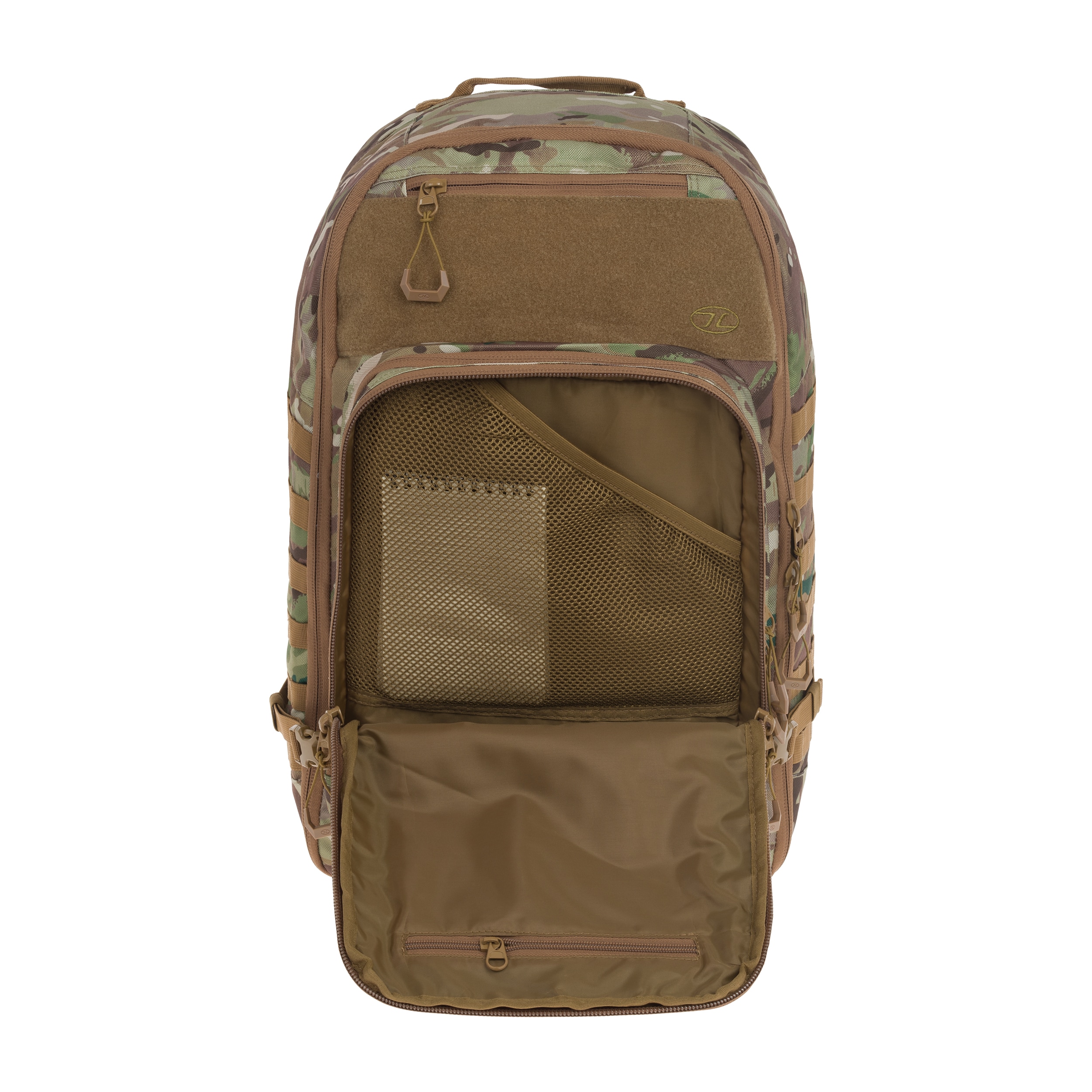 Batoh Highlander Forces Harrier 45 l – Arid MC Camo