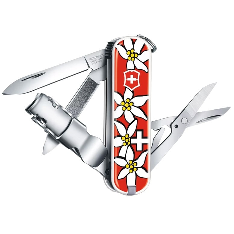 Kapesní nůž Victorinox Nail Clip 580 - Edelweiss