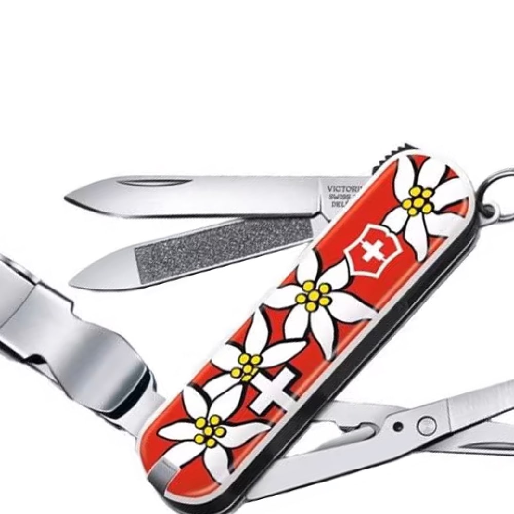 Kapesní nůž Victorinox Nail Clip 580 - Edelweiss