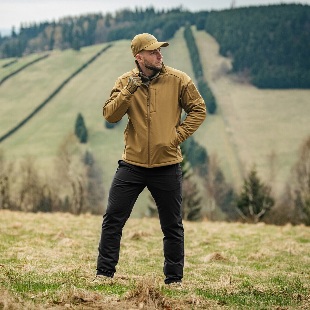 Kalhoty Highlander Outdoor Munro Walking Trousers – Black