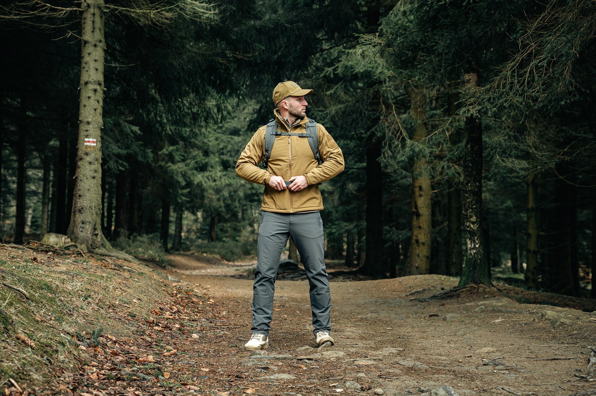 Kalhoty Highlander Outdoor Munro Walking Trousers – Dark Grey