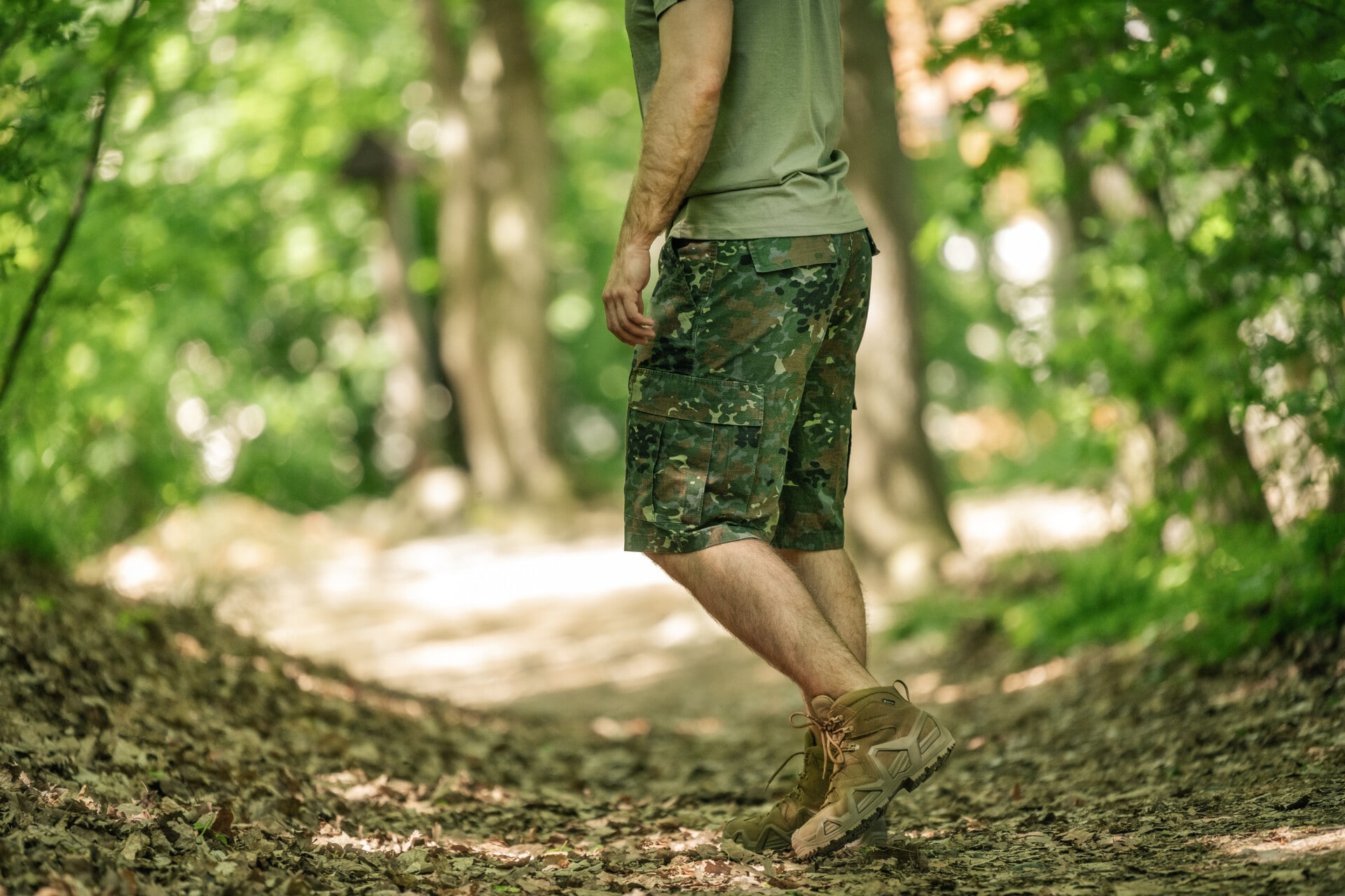 Kraťasy Brandit BDU Rip-Stop – Flecktarn