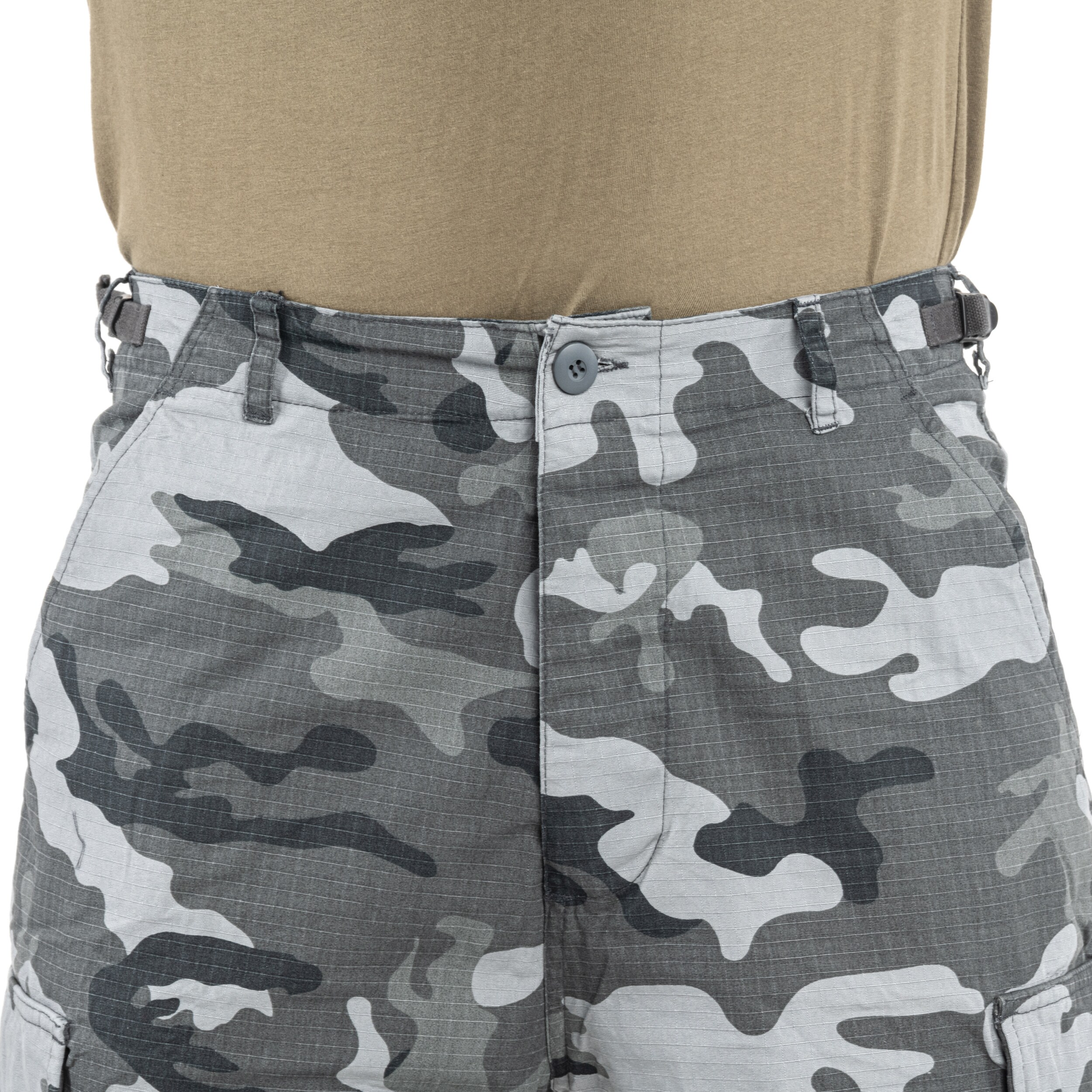 Kraťasy Brandit BDU Rip-Stop – Grey Camo