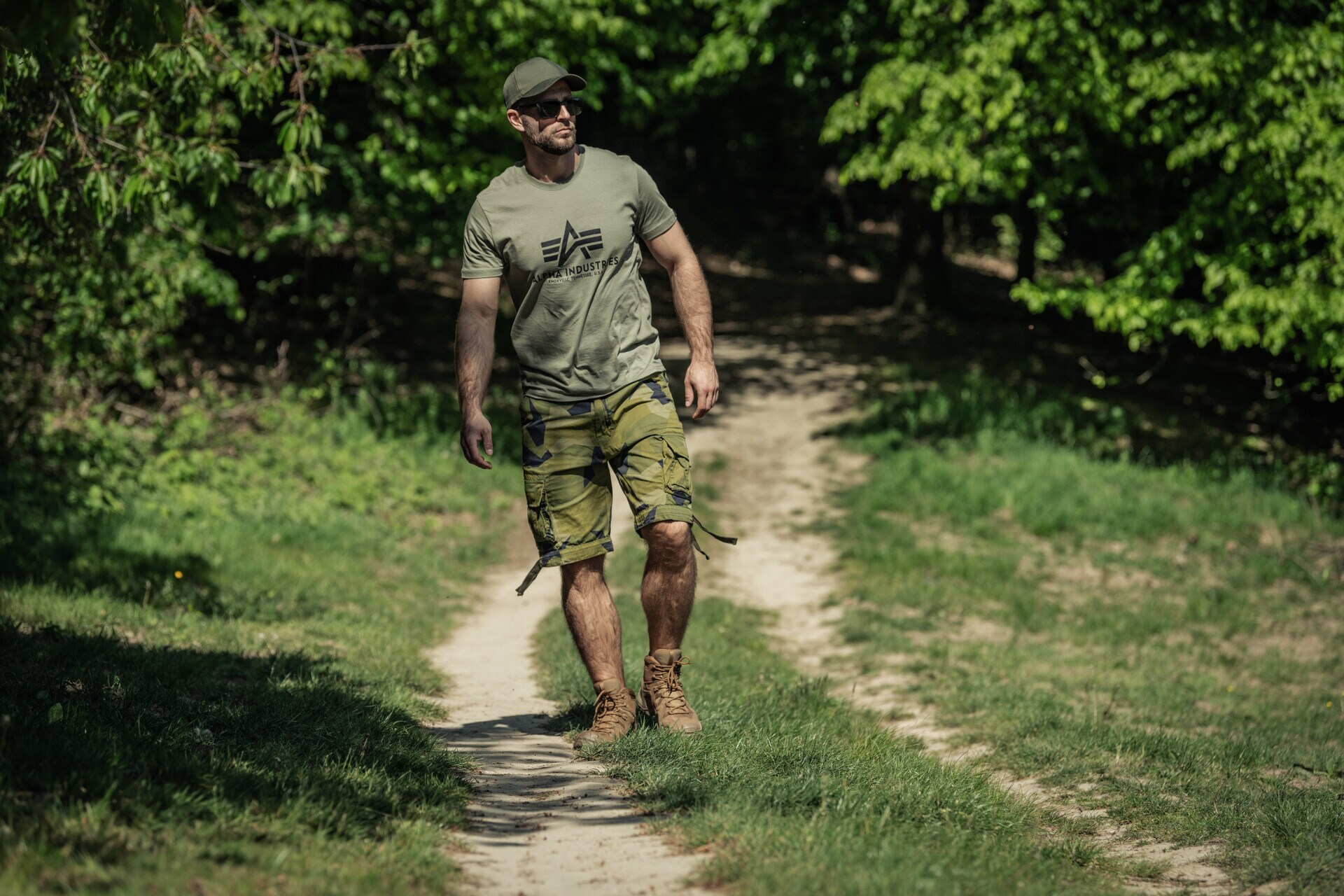 Kraťasy Brandit Urban Legend – Swedish Camo