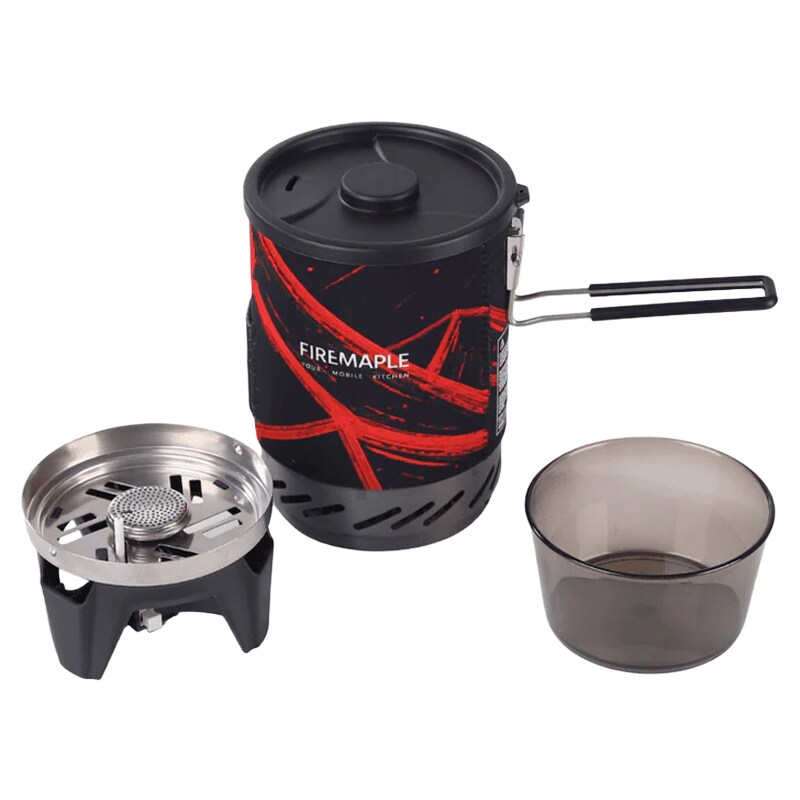 Turistický vařič Fire Maple Star X1 Pro s hrncem - Black Red