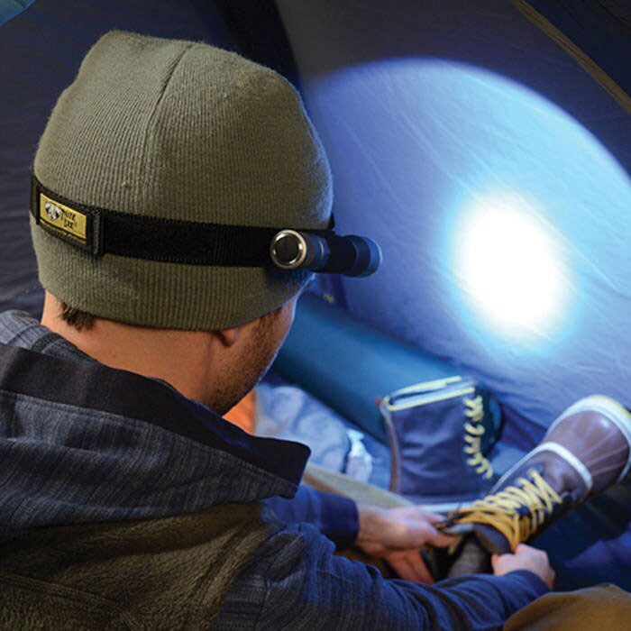 Čelenka Nite Ize s držákem na svítilnu – Black