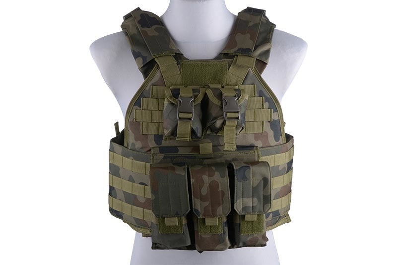 Taktická vesta GFC Plate Carrier - wz. 93 Pantera PL Woodland