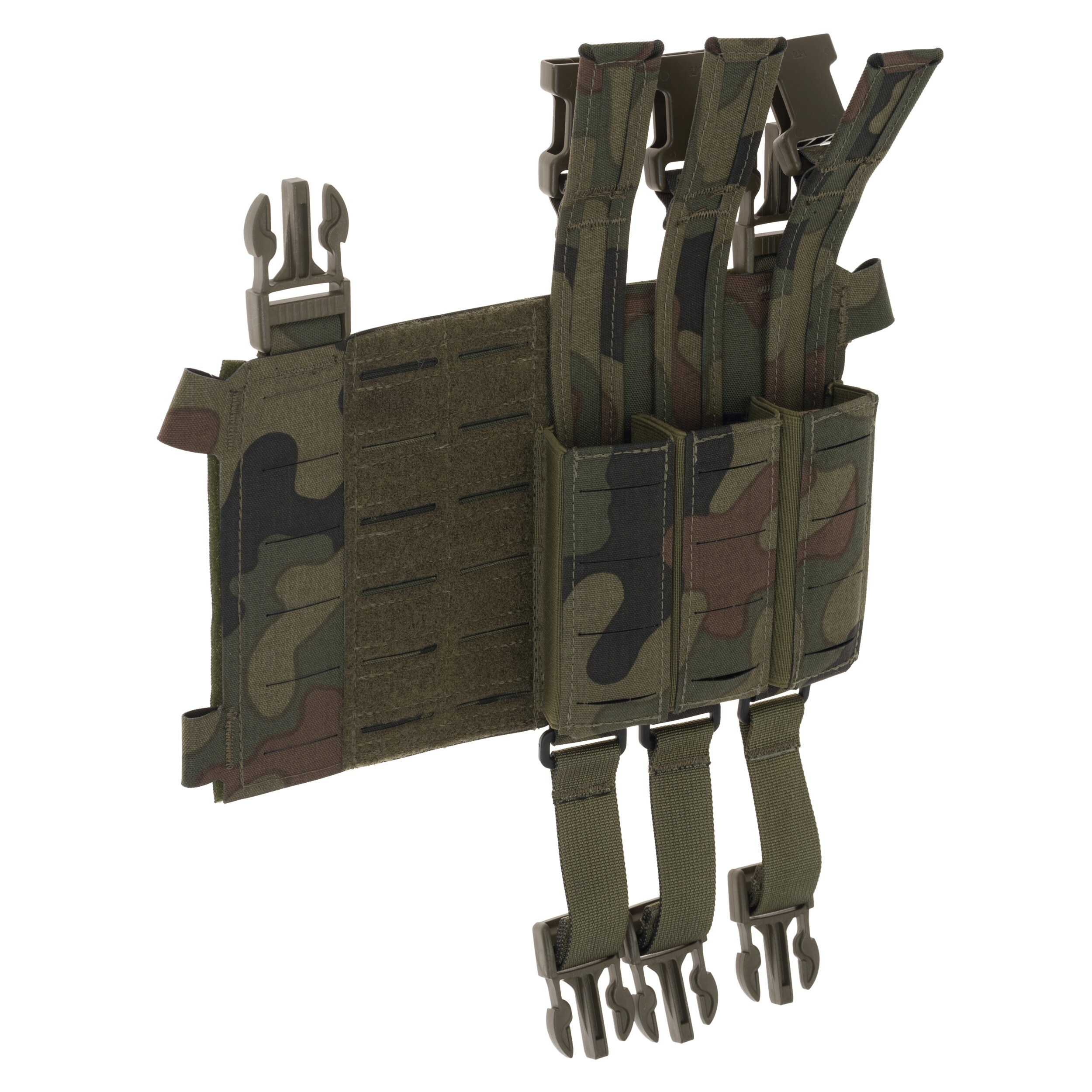 Sumka Combat Lab Front Flap Chest Rig na pistolové zásobníky - wz.93 Pantera PL Woodland