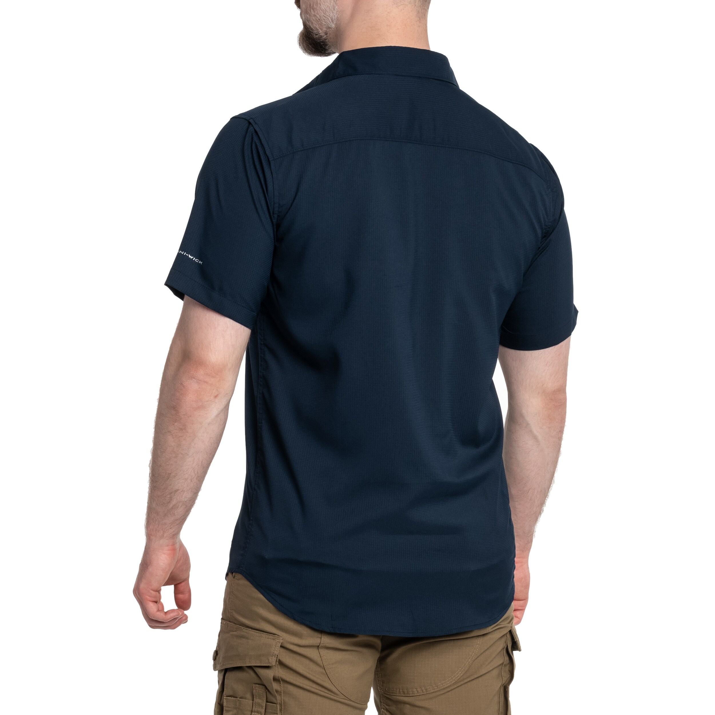 Košile Columbia Utilizer II Solid Short Sleeve - Collegiate Navy