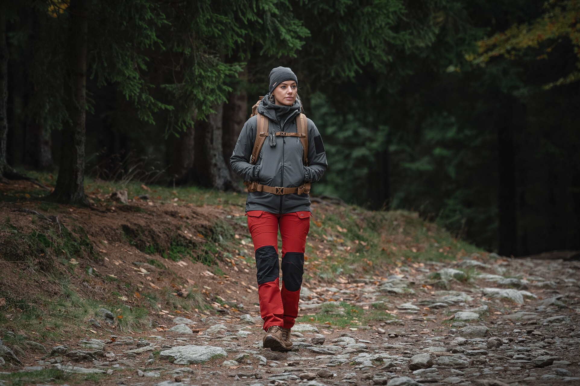 Dámské kalhoty Helikon-Tex OTP VersaStretch – Crimson Sky/Black