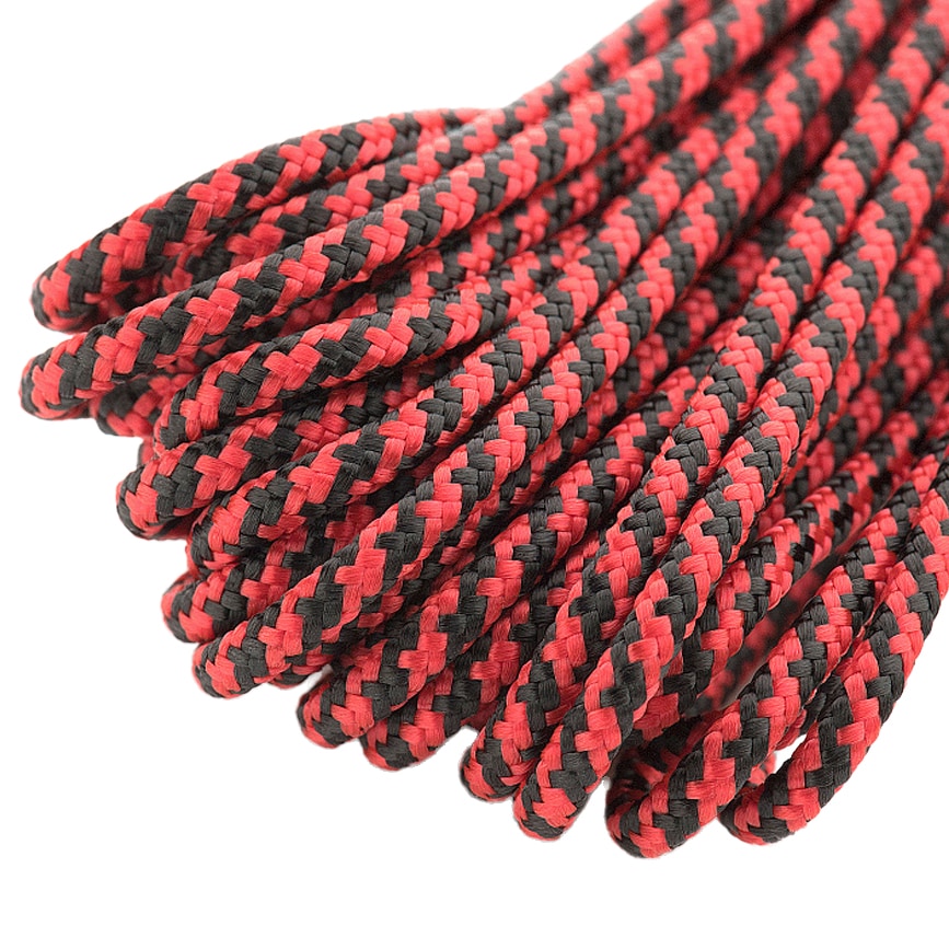 Padáková šňůra Minicord M-Tac 15 m - Black/Red