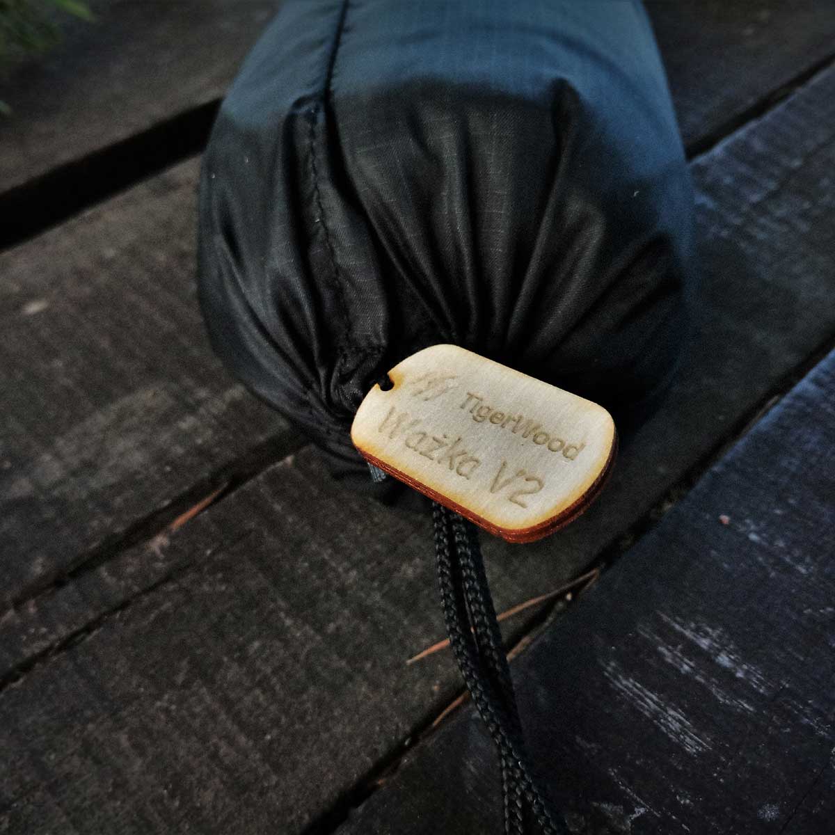 Ultralehký houpací síť TigerWood Vážka  V2 Black