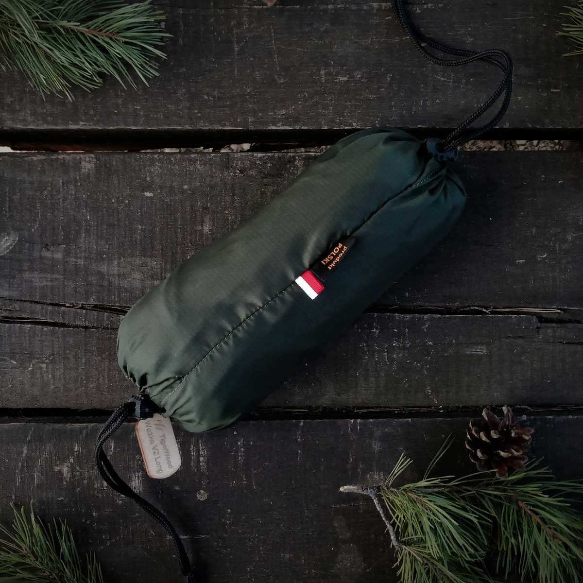 Ultralehký houpací síť TigerWood Vážka V2 Long Green