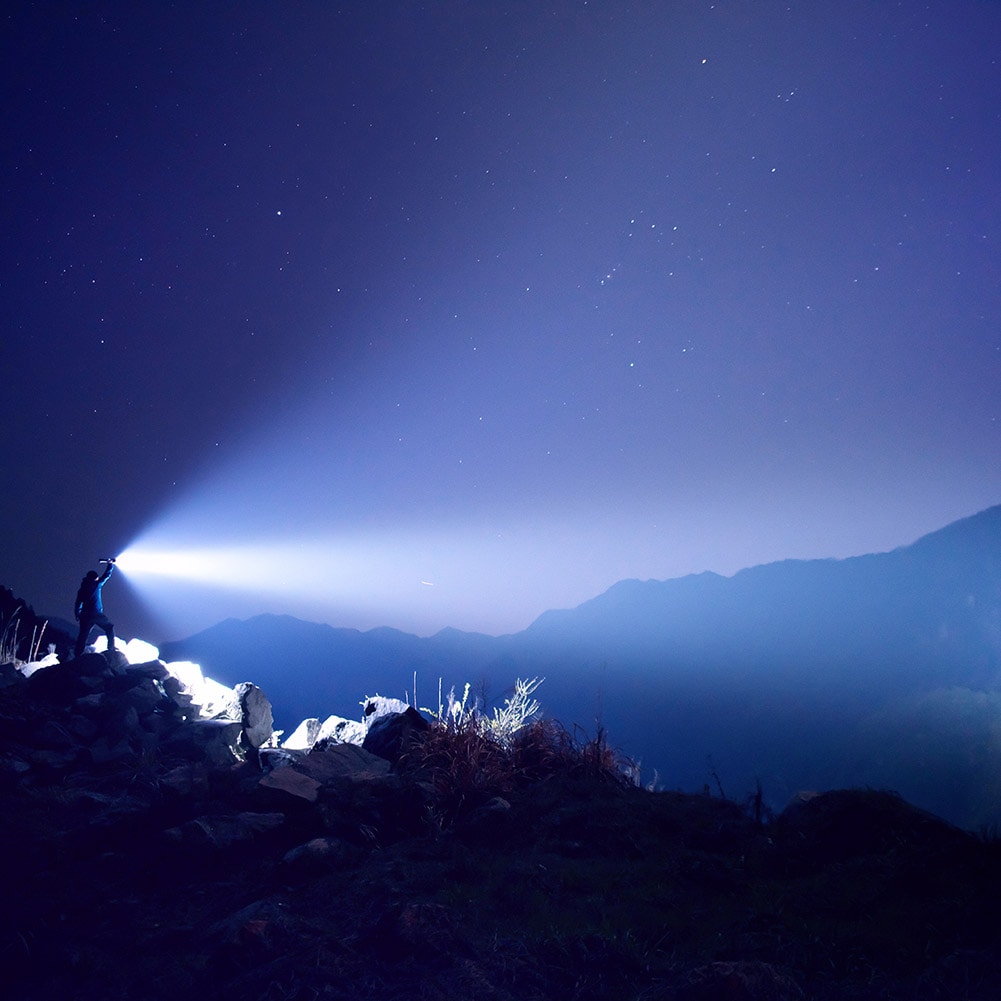 Akumulátorová svítilna Olight X9R Marauder - 25000 lumenů