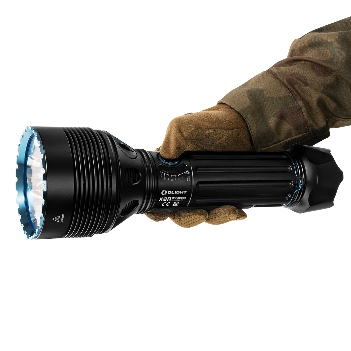 Akumulátorová svítilna Olight X9R Marauder - 25000 lumenů