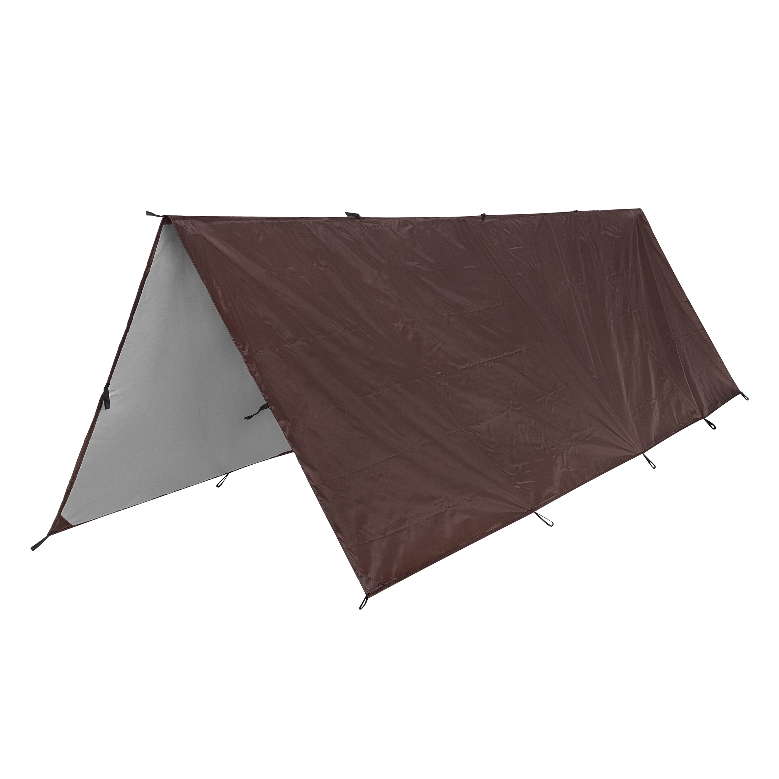 Bivakovací plachta TigerWood Termo Tarp 3 × 2 m – Brown