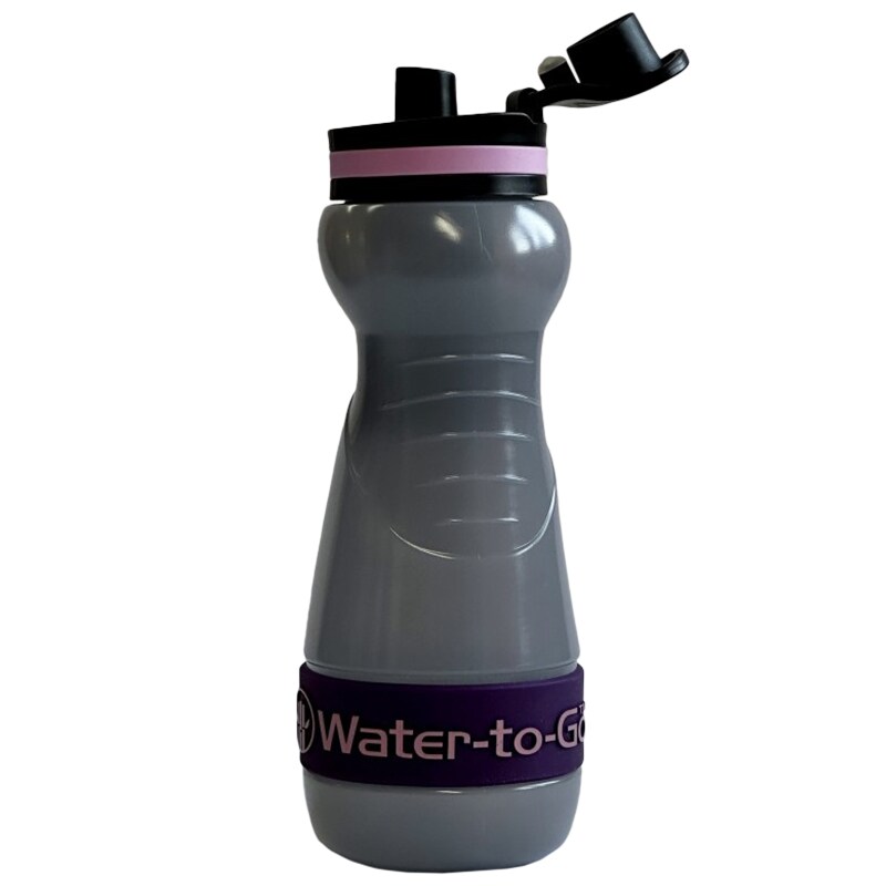 Láhev s filtrem Water-to-Go Sugarcane 550 ml - Acai Purple
