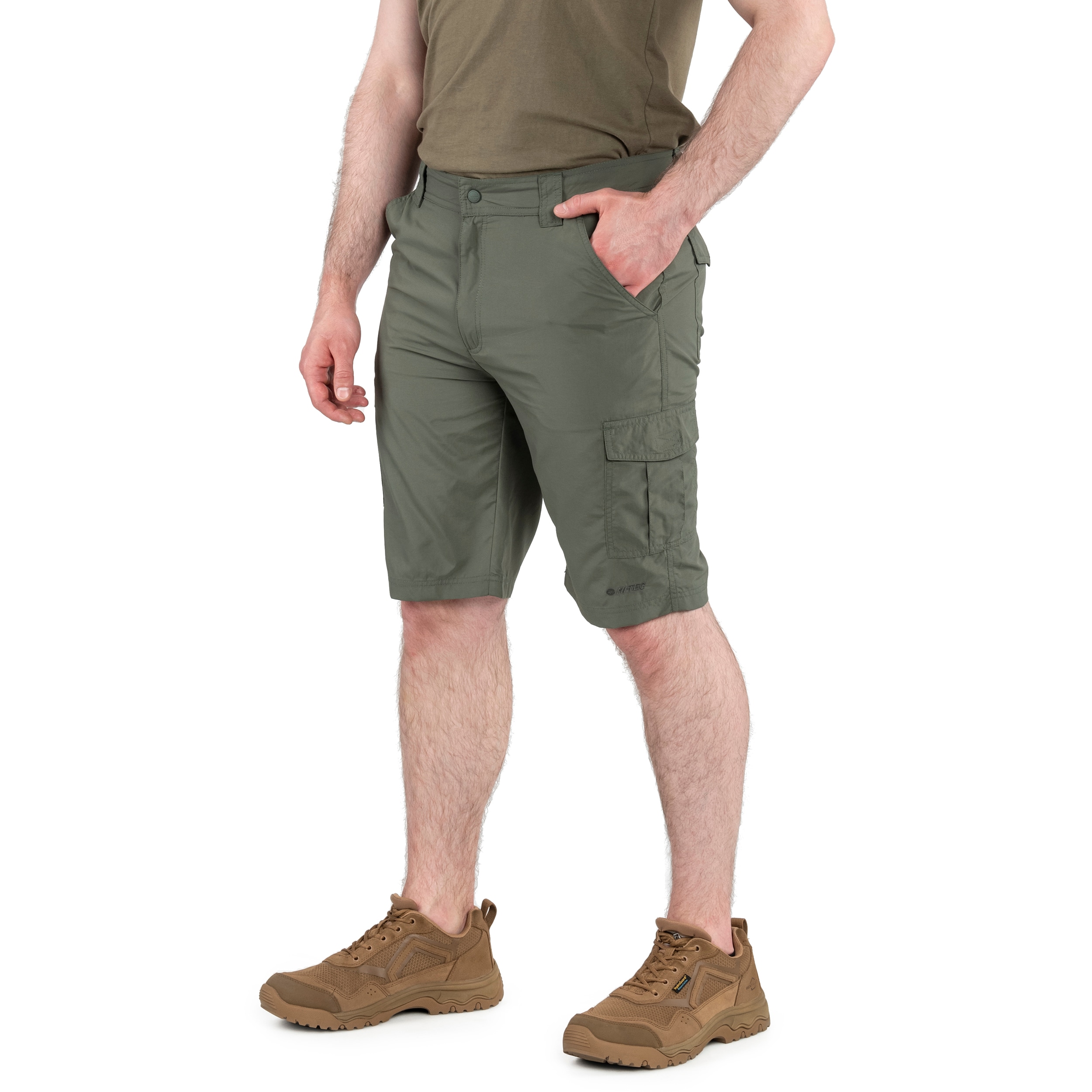 Kraťasy Hi-Tec LBG Loop 1/2 – Olive Green