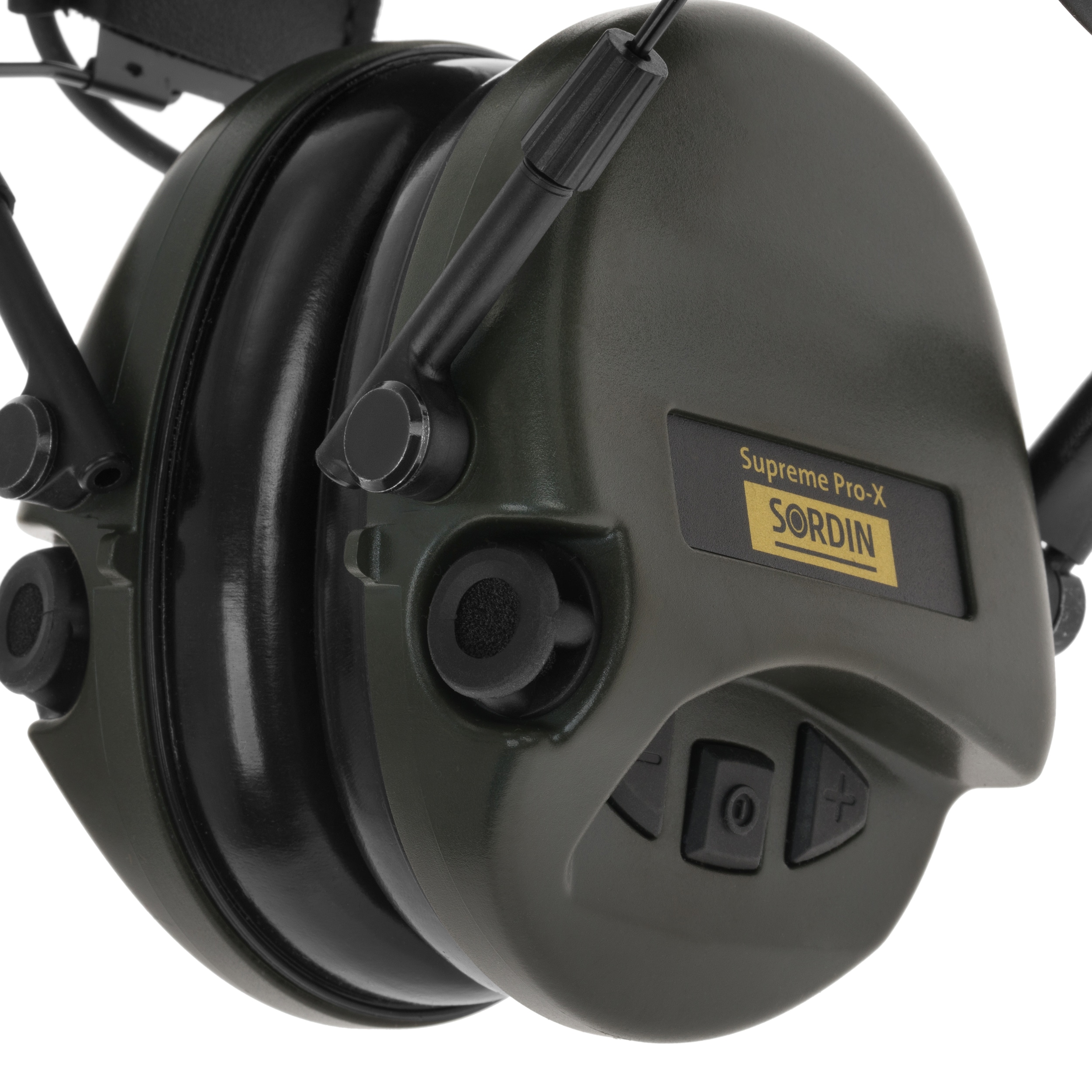 Aktivní chrániče sluchu Sordin Supreme Pro-X Slim – Green