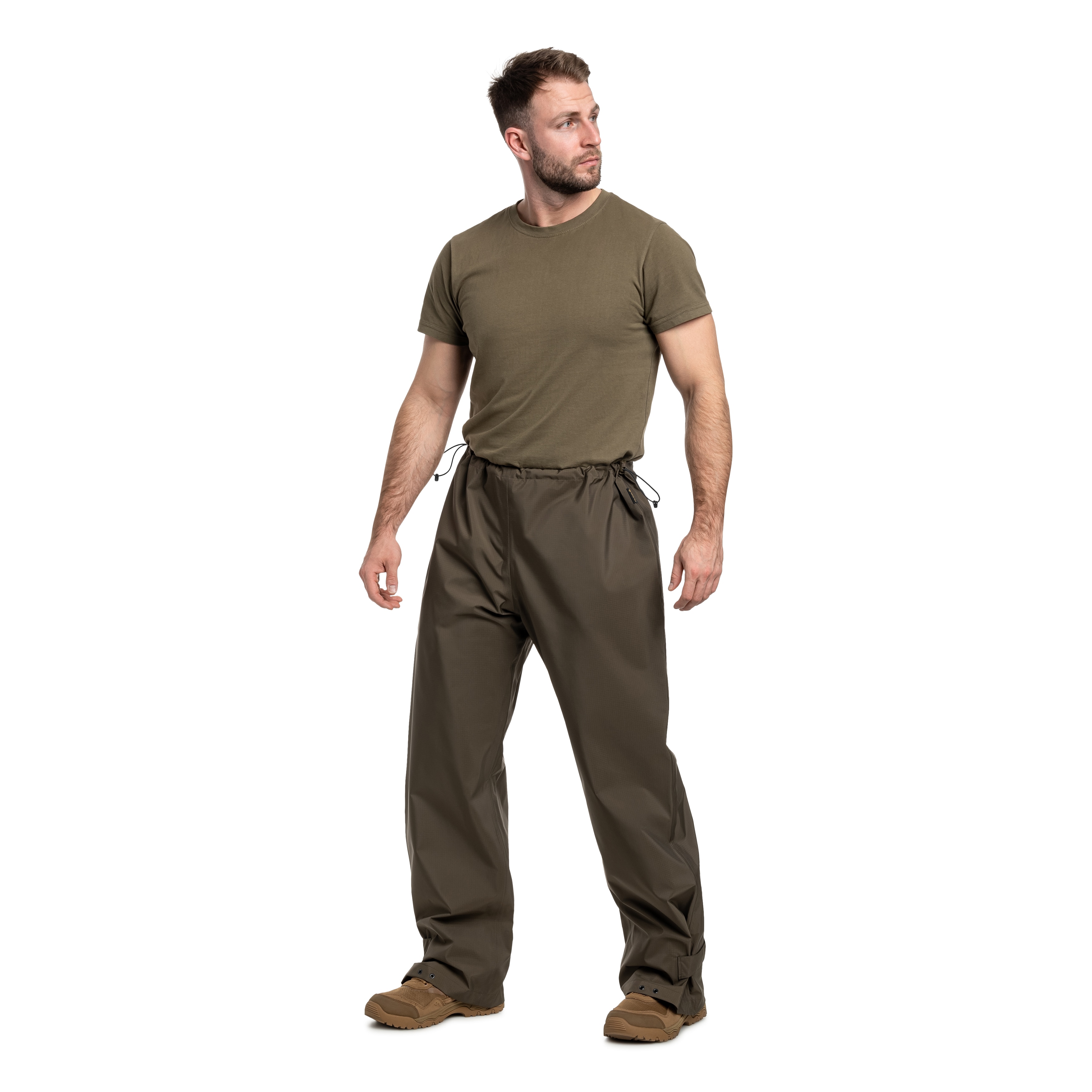 Kalhoty Carinthia Survival Rainsuit Trousers One Size – Olive