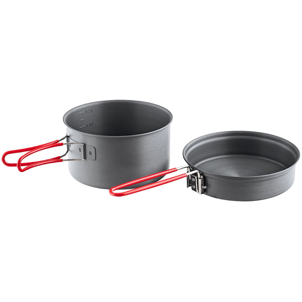 Hliníkový ešus Alpinus Santiago 2-dílný – Šedý