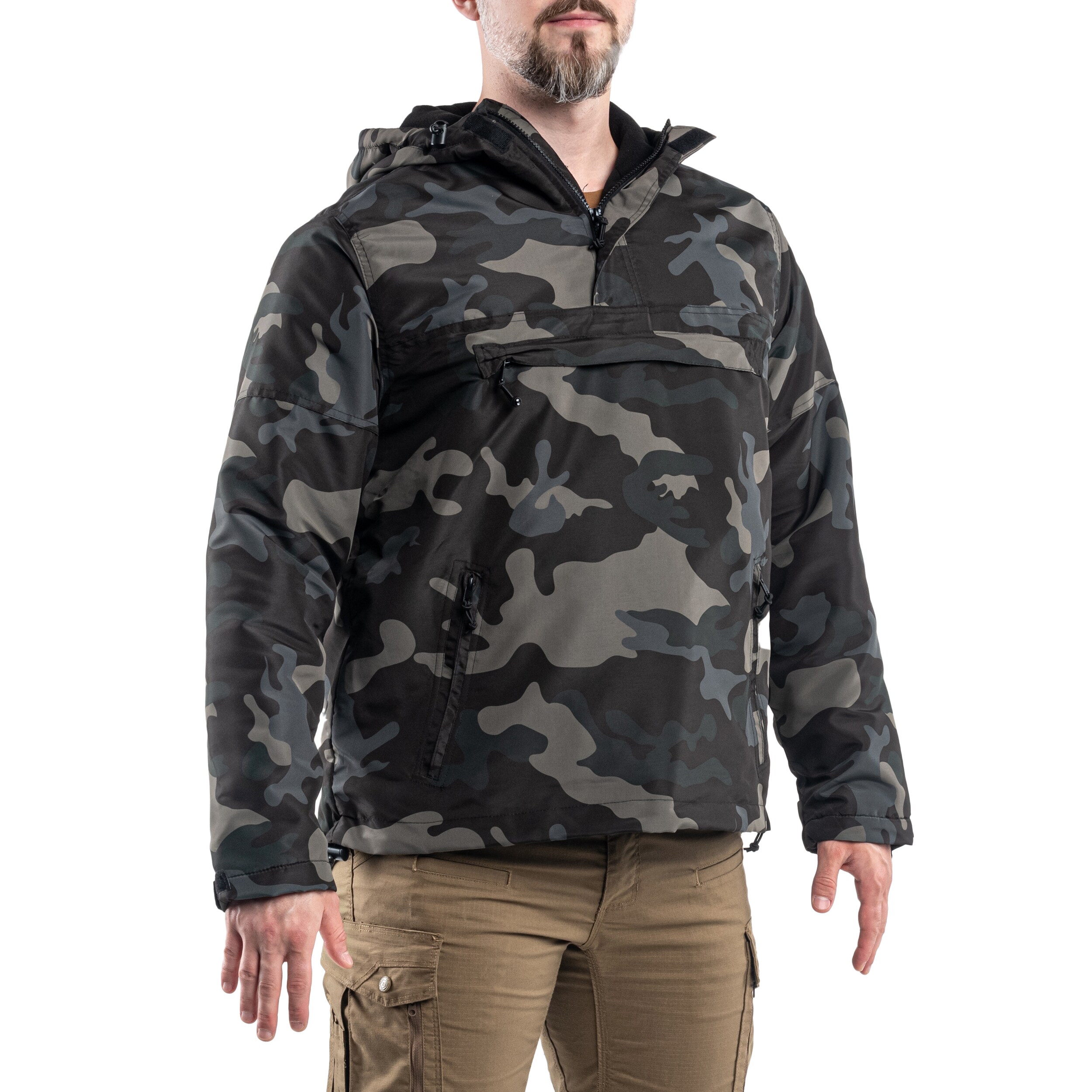 Bunda Brandit Windbreaker - Dark Camo