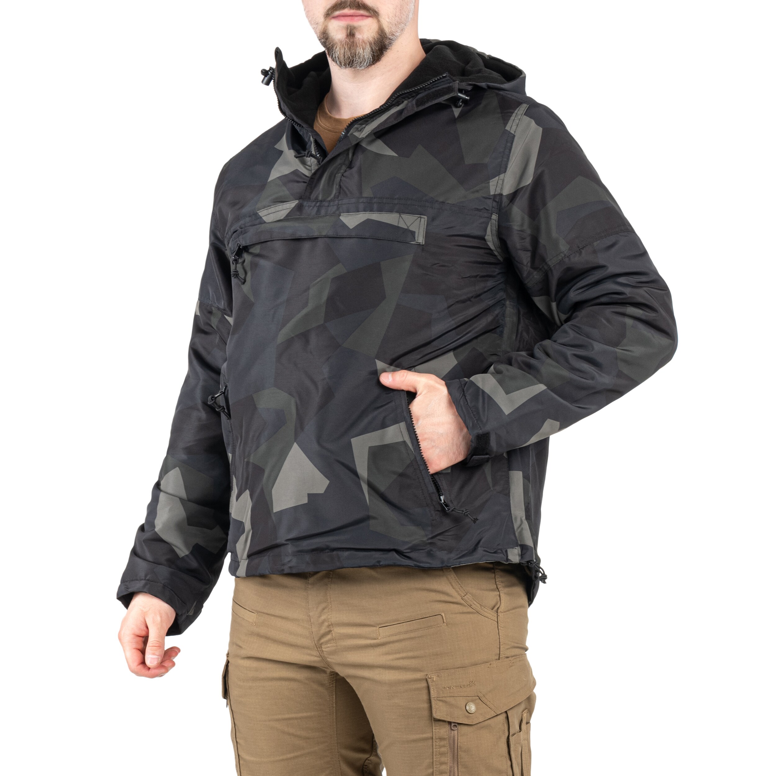 Bunda Brandit Windbreaker - Dark Camo M90