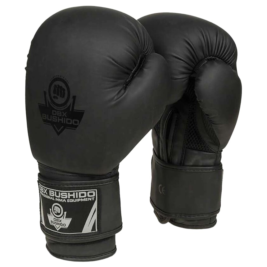 Boxerské rukavice DBX Bushido Black Master B-2V12 - černé/šedé