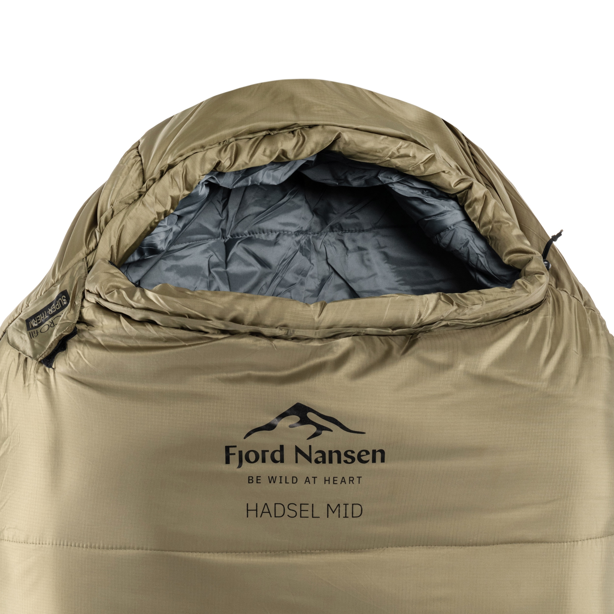 Spací pytel Fjord Nansen Hadsel MID Olive Drab 1700 g - pravý