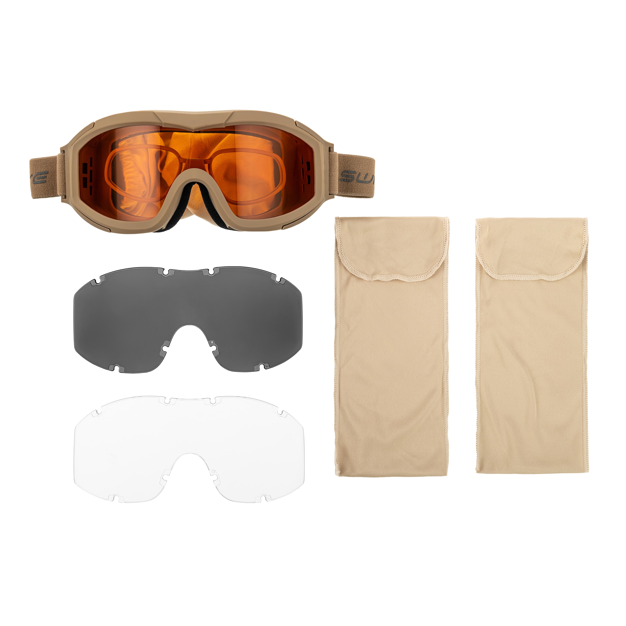 Taktické brýle Swiss Eye F-Tac - Coyote